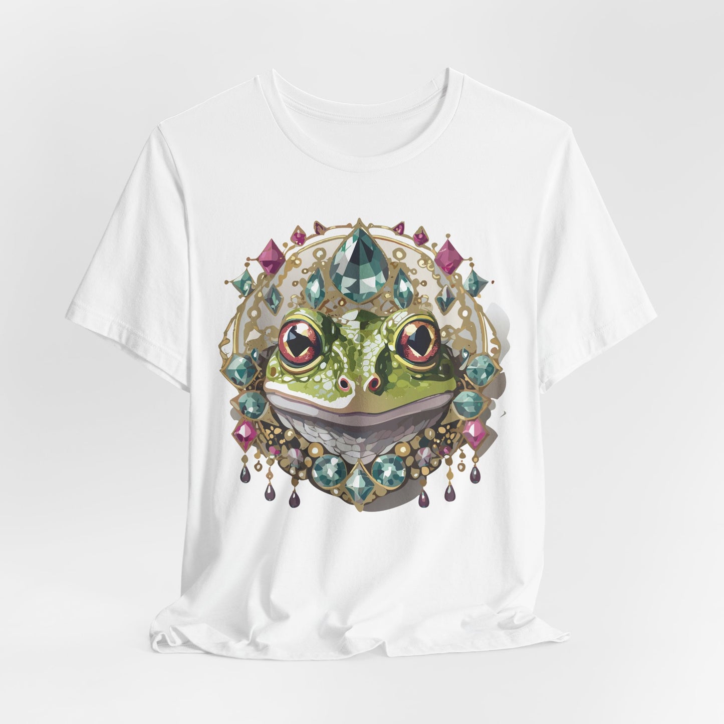 Animal Shirt, Shirt with Animal, Tee Shirt with Gold Animal Medal, Shirt with Antique Animal Medallion
