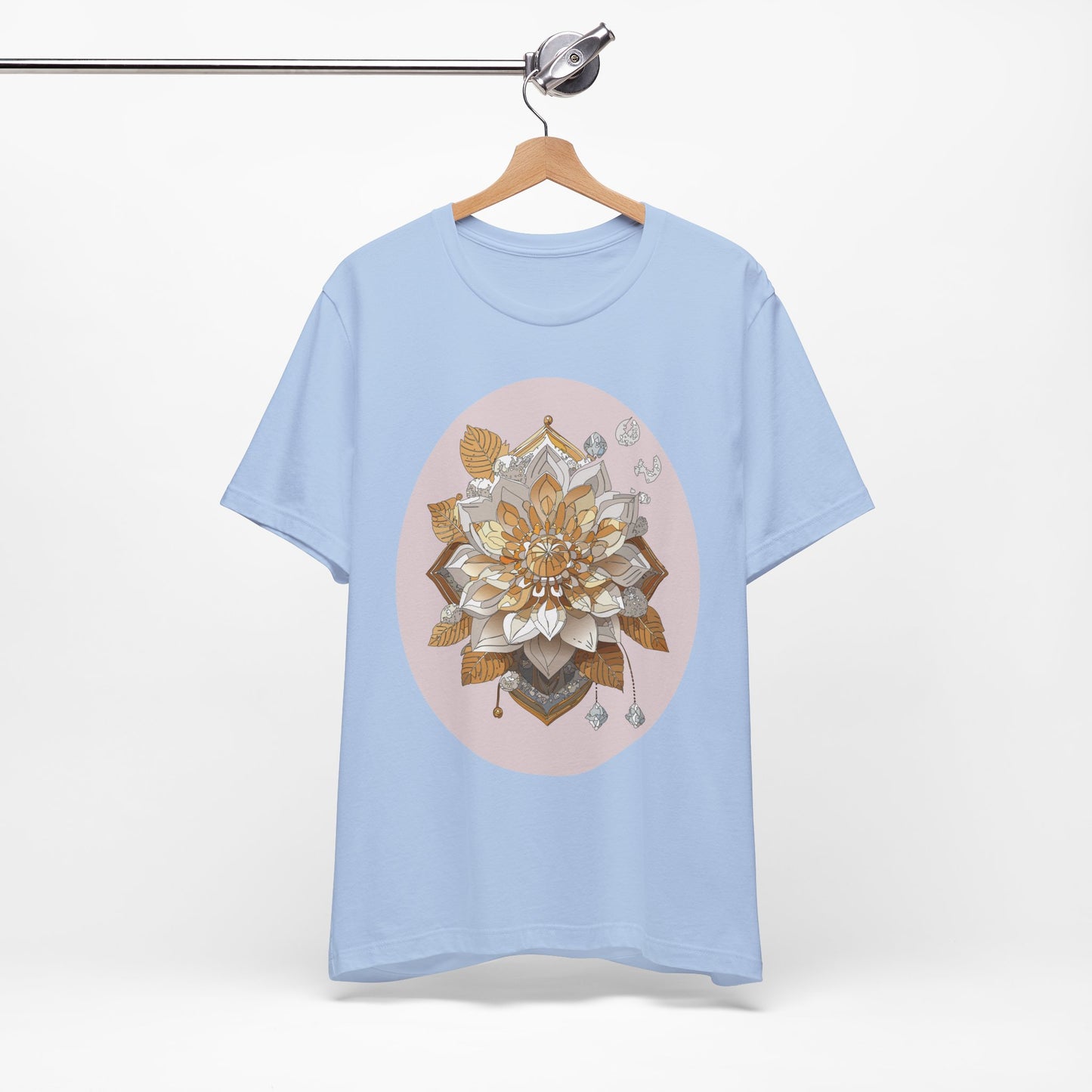 Floral Shirt, Flower Shirt, Tee Shirt with Antique Flower