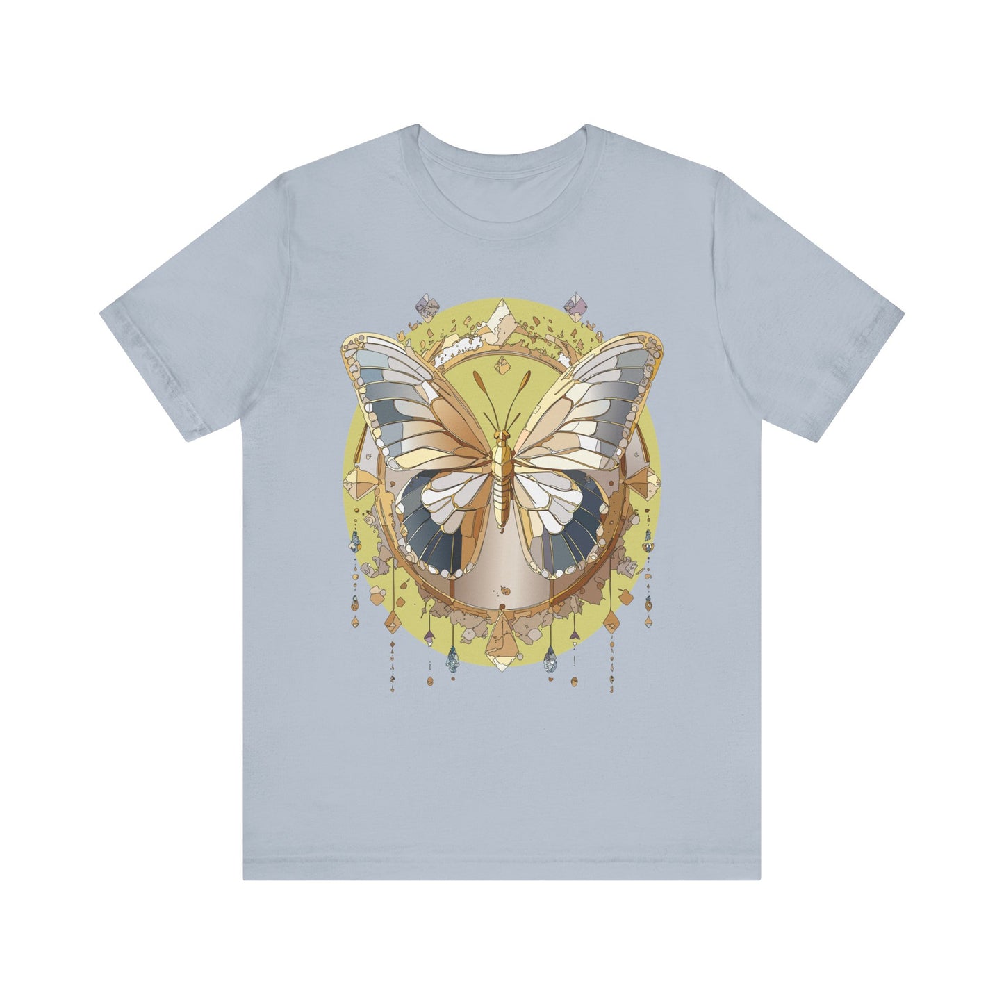 Butterfly Shirt, Shirt with Butterfly, Tee Shirt with Antique Butterfly