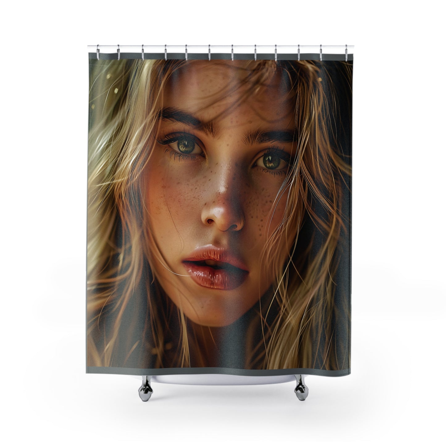 Woman Shower Curtain