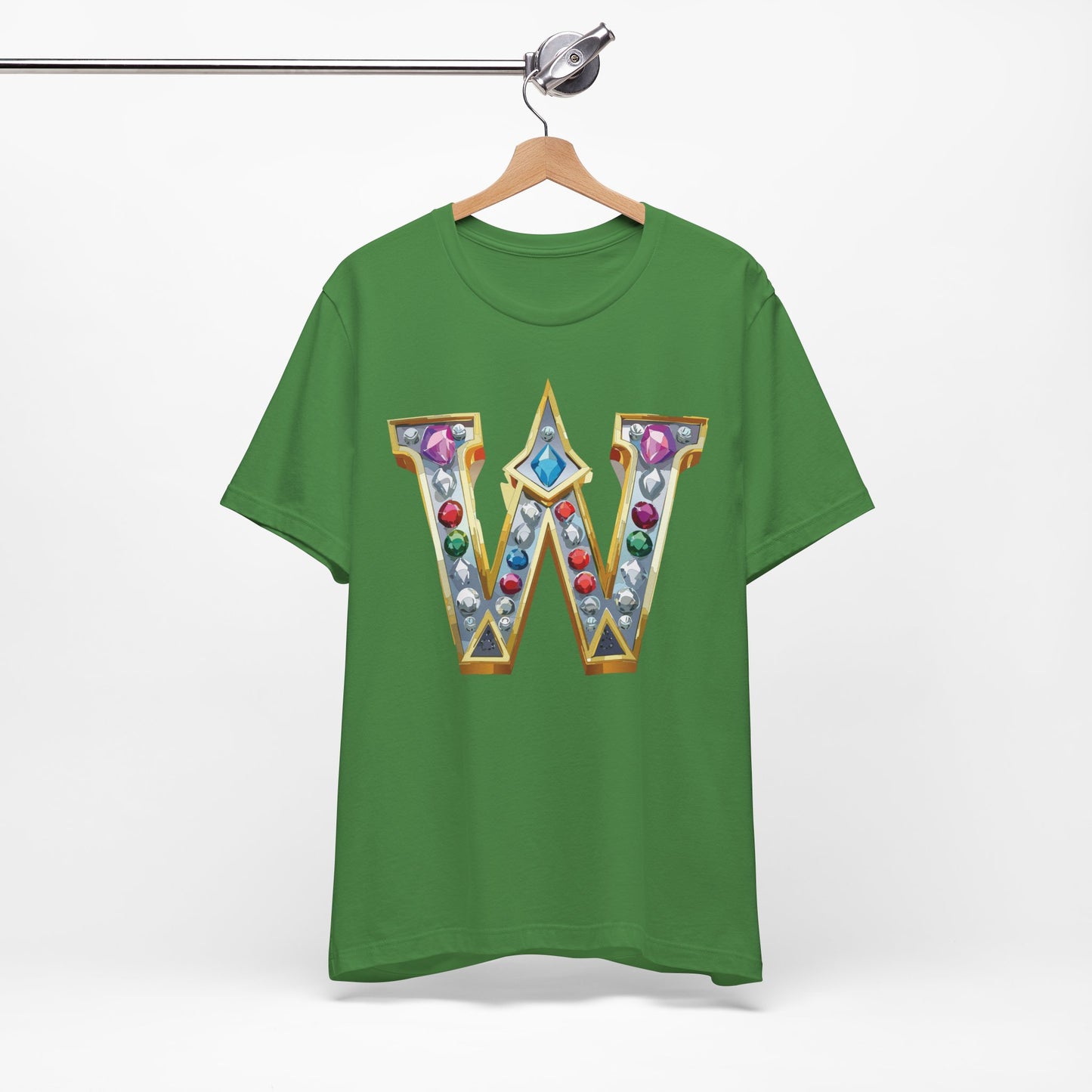 Letter Shirt, Shirt with Letters, Tee Shirt with Gold Letter, Shirt with Antique Letters