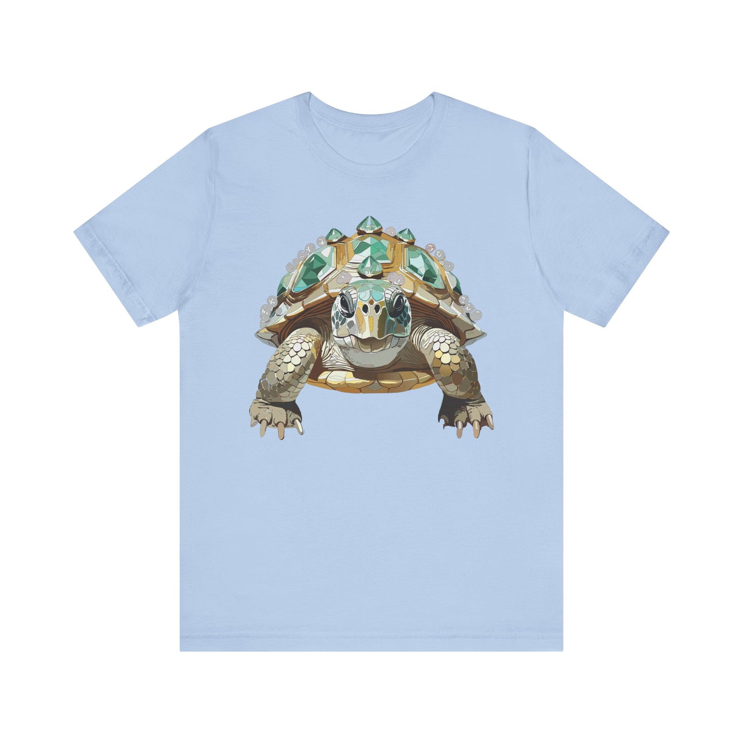 Animal Shirt, Shirt with Animal, Tee Shirt with Gold Animal Medal, Shirt with Antique Animal Medallion