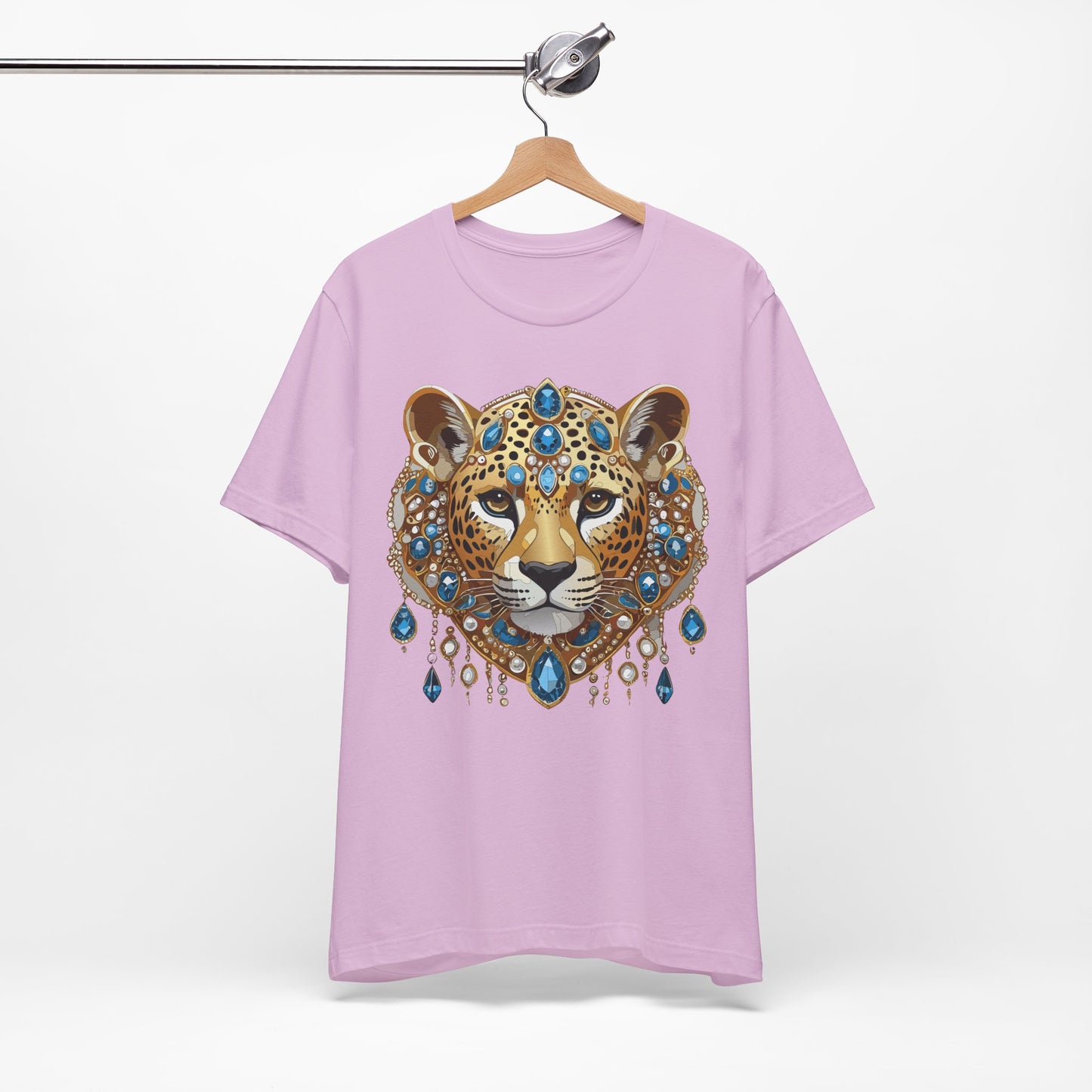 Animal Shirt, Shirt with Animal, Tee Shirt with Gold Animal Medal, Shirt with Antique Animal Medallion