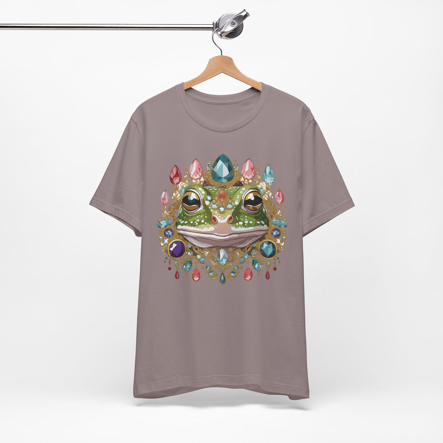 Animal Shirt, Shirt with Animal, Tee Shirt with Gold Animal Medal, Shirt with Antique Animal Medallion