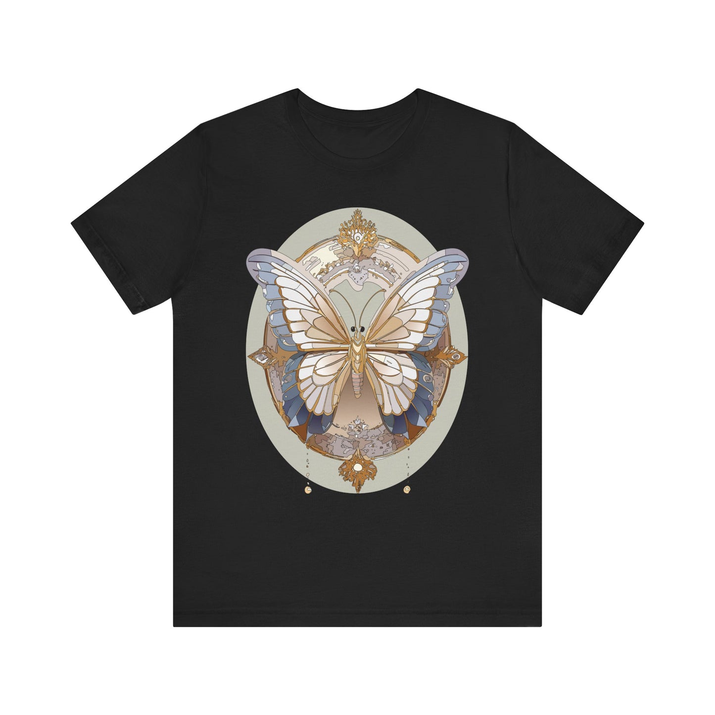 Butterfly Shirt, Shirt with Butterfly, Tee Shirt with Antique Butterfly