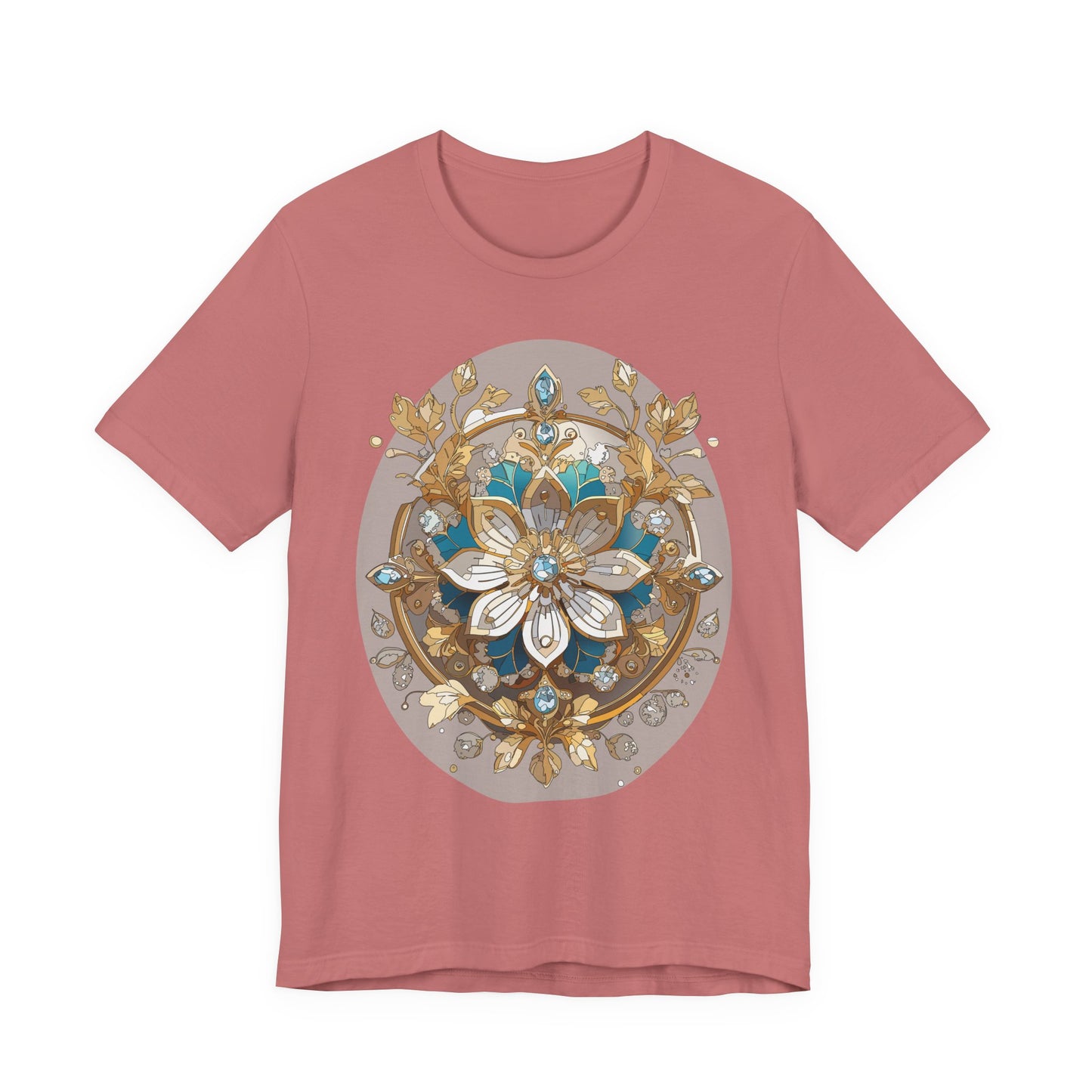 Floral Shirt, Flower Shirt, Tee Shirt with Antique Flower