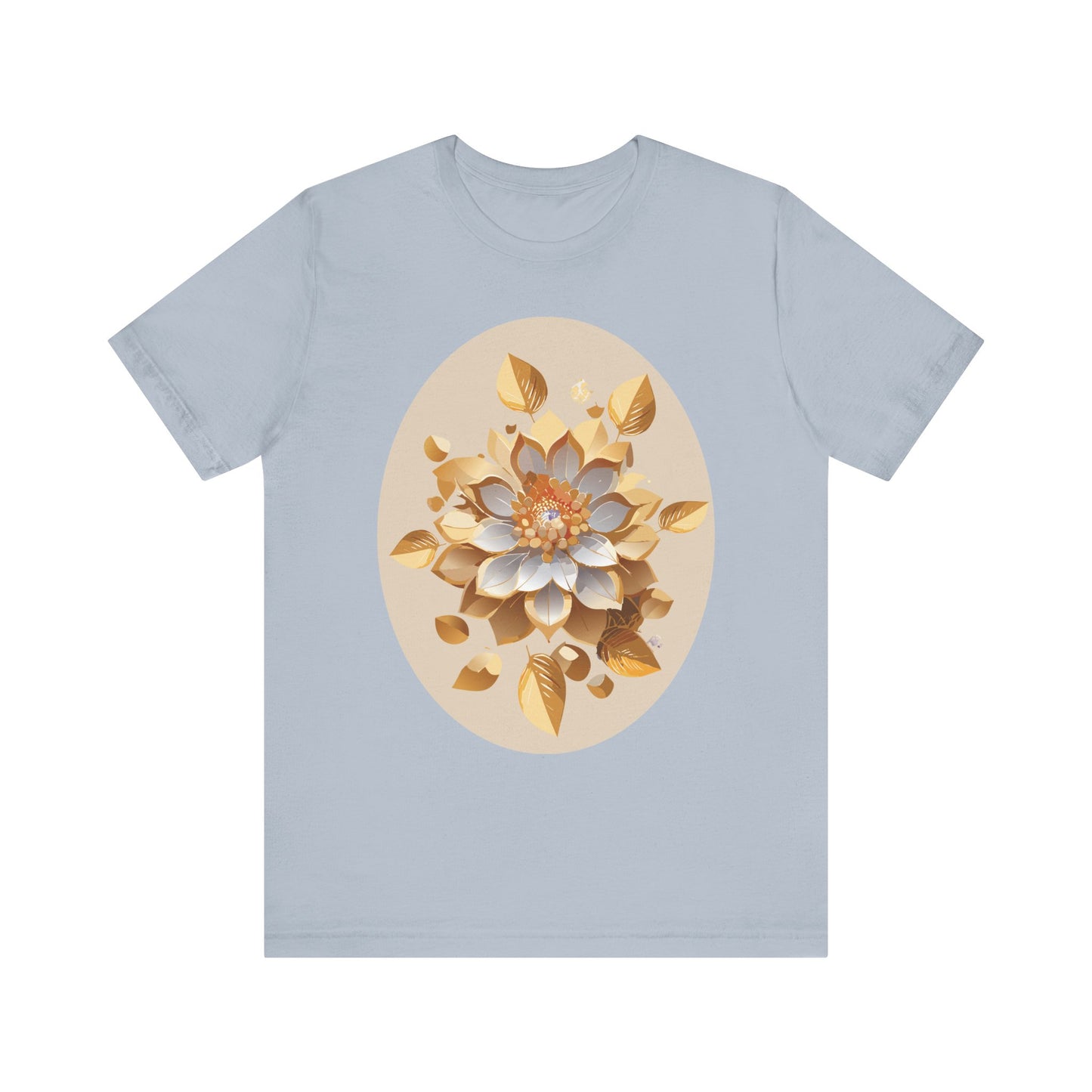 Floral Shirt, Flower Shirt, Tee Shirt with Antique Flower