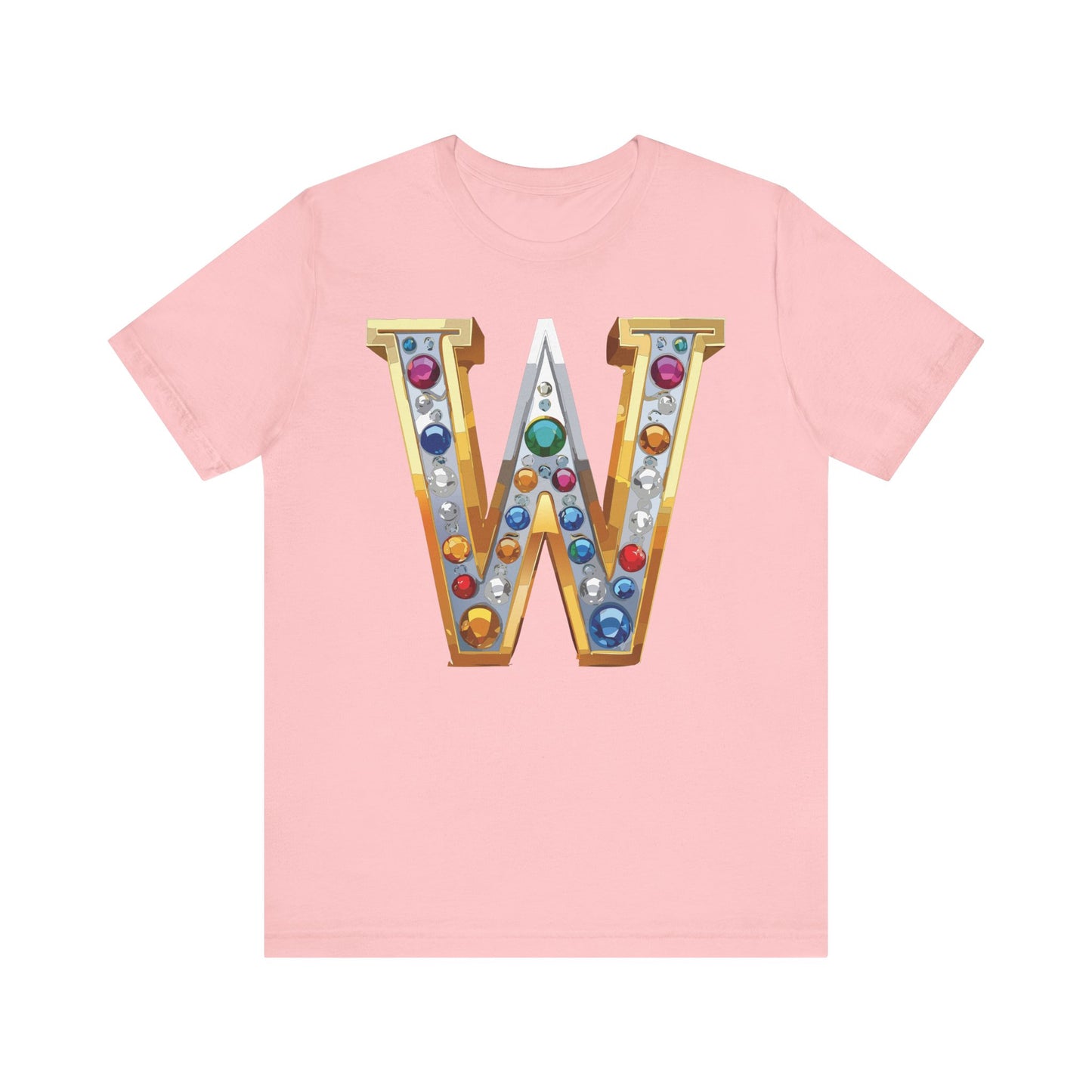 Letter Shirt, Shirt with Letters, Tee Shirt with Gold Letter, Shirt with Antique Letters