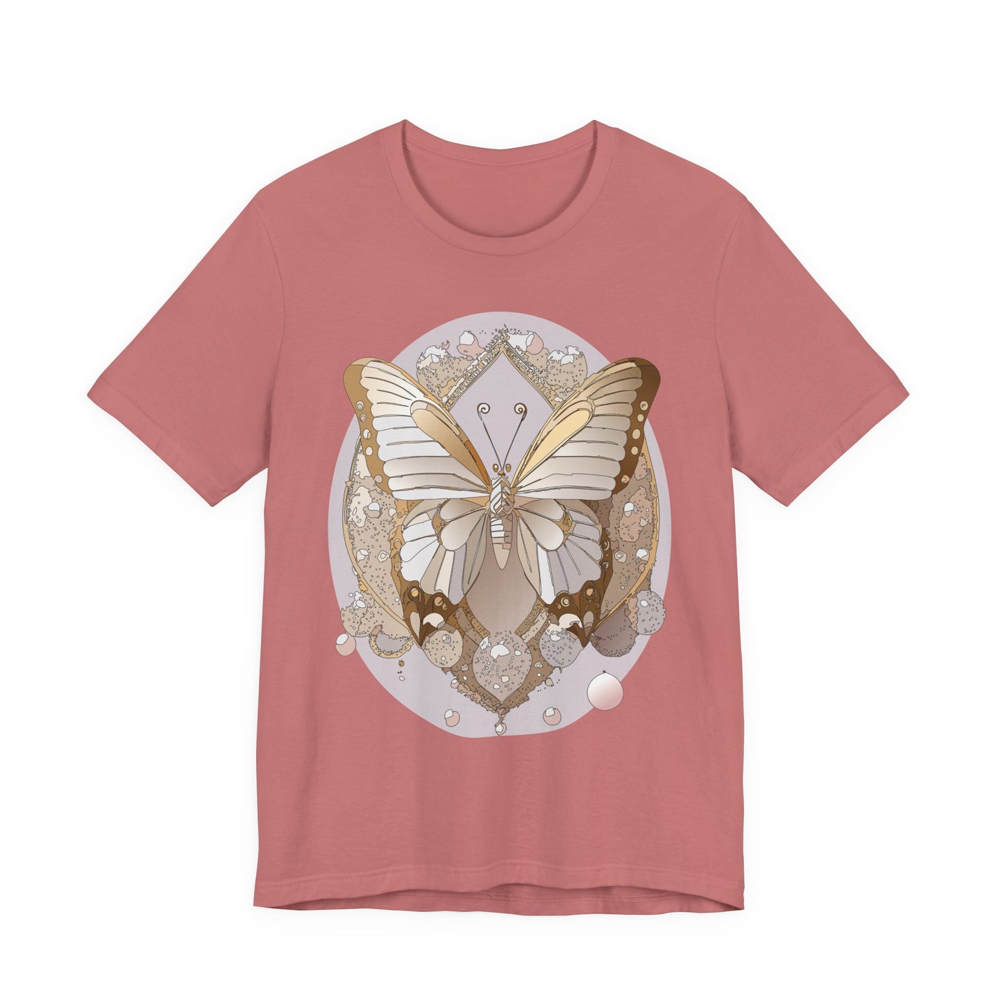Butterfly Shirt, Shirt with Butterfly, Tee Shirt with Antique Butterfly