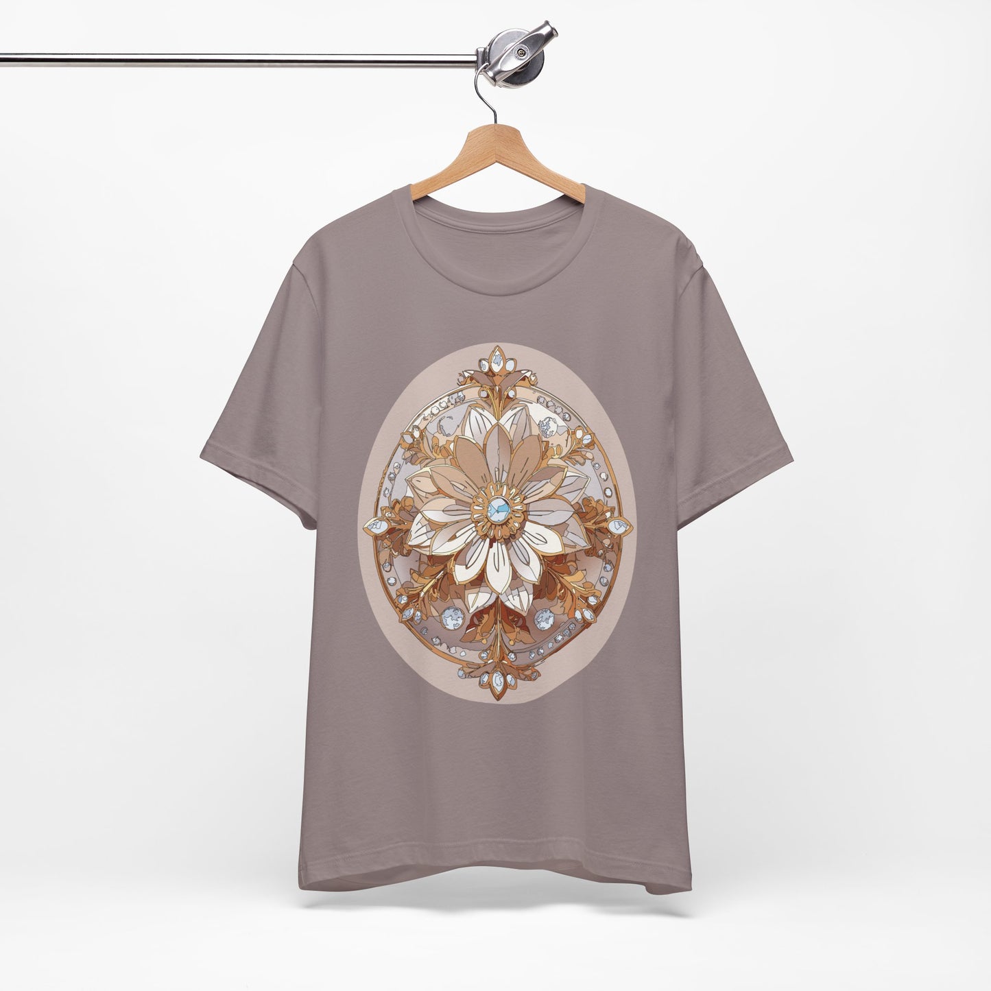 Floral Shirt, Flower Shirt, Tee Shirt with Antique Flower