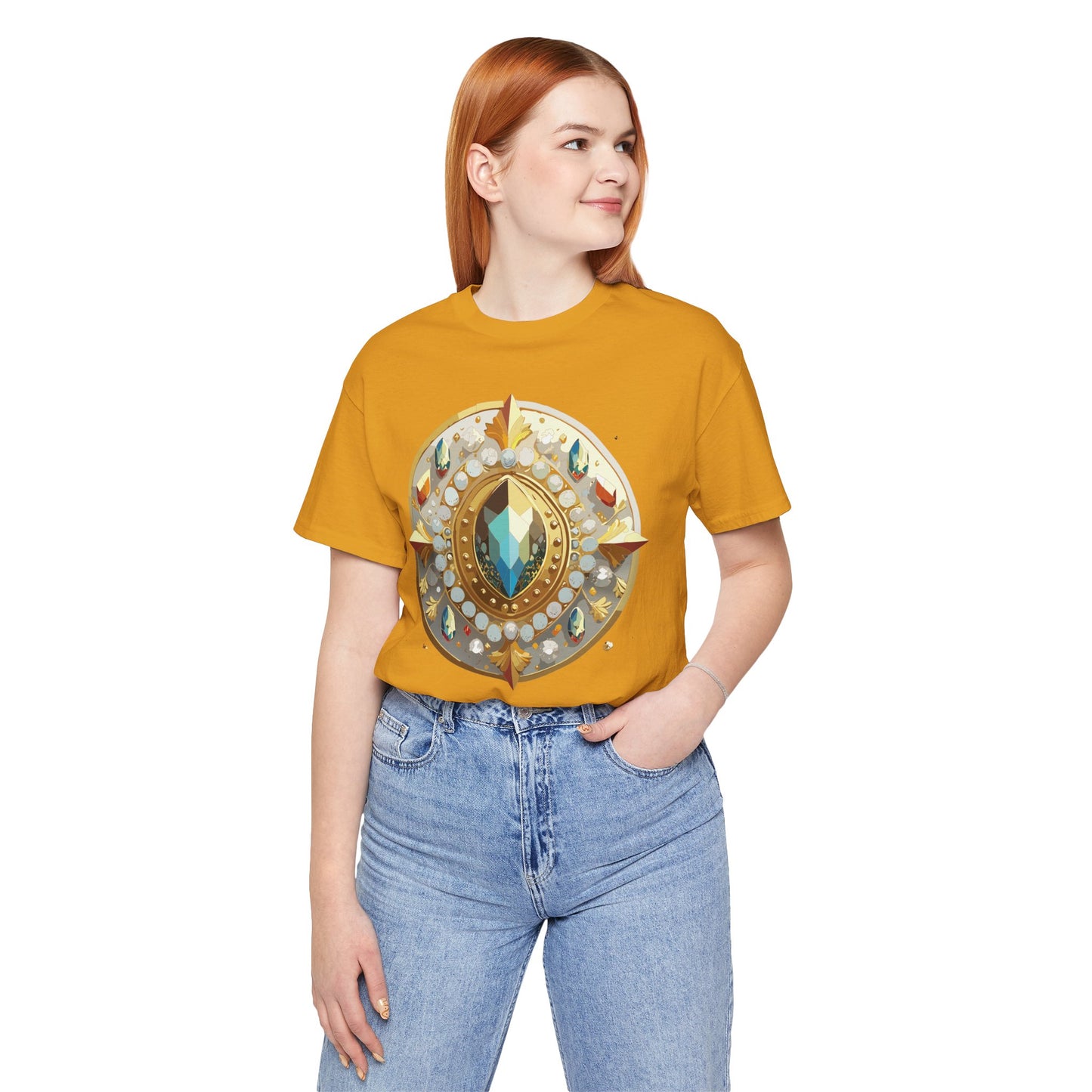 Medallion Shirt, Shirt with Medallion, Tee Shirt with Medal