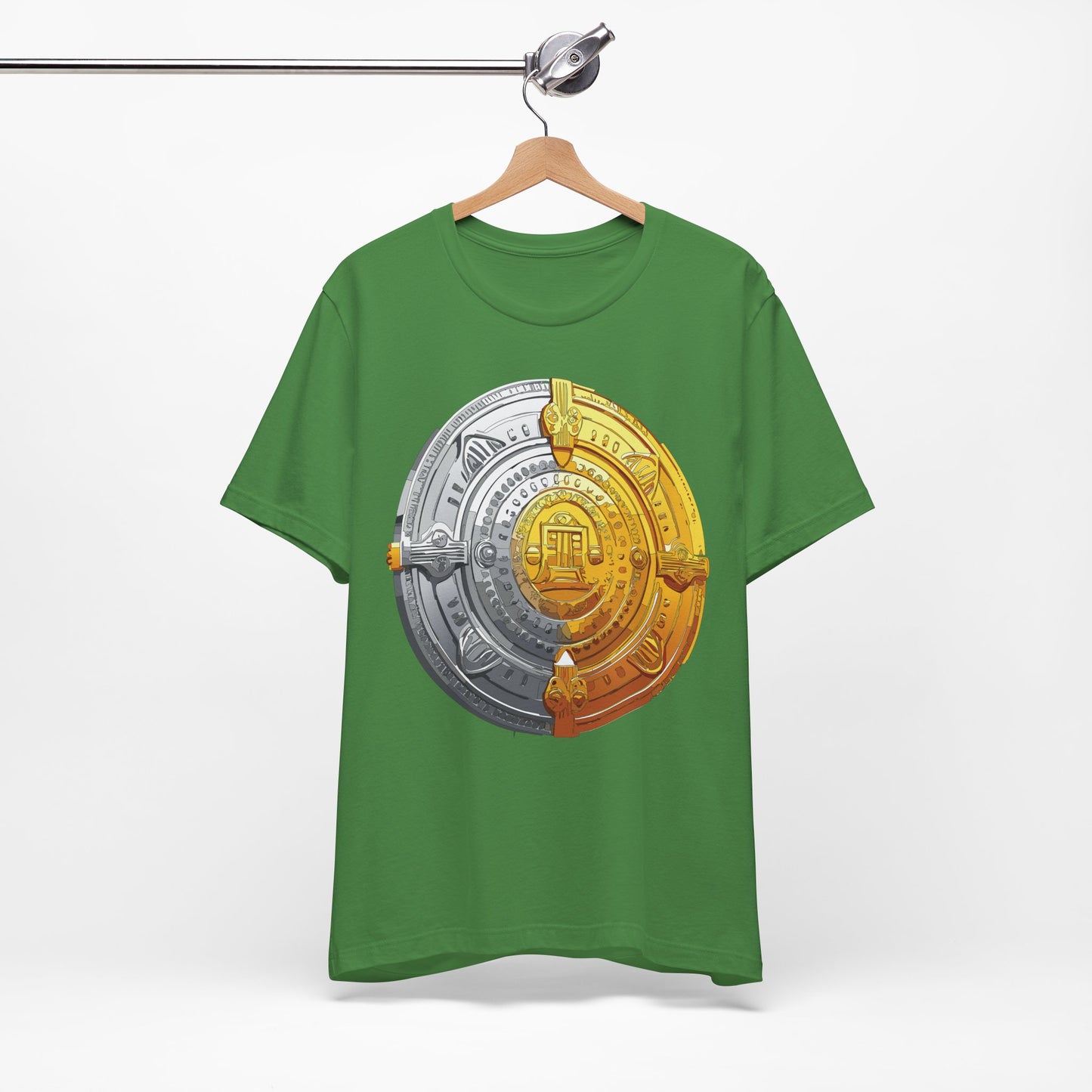Coin Shirt, Shirt with Coin, Tee Shirt with Gold Coin, Shirt with Antique Coin