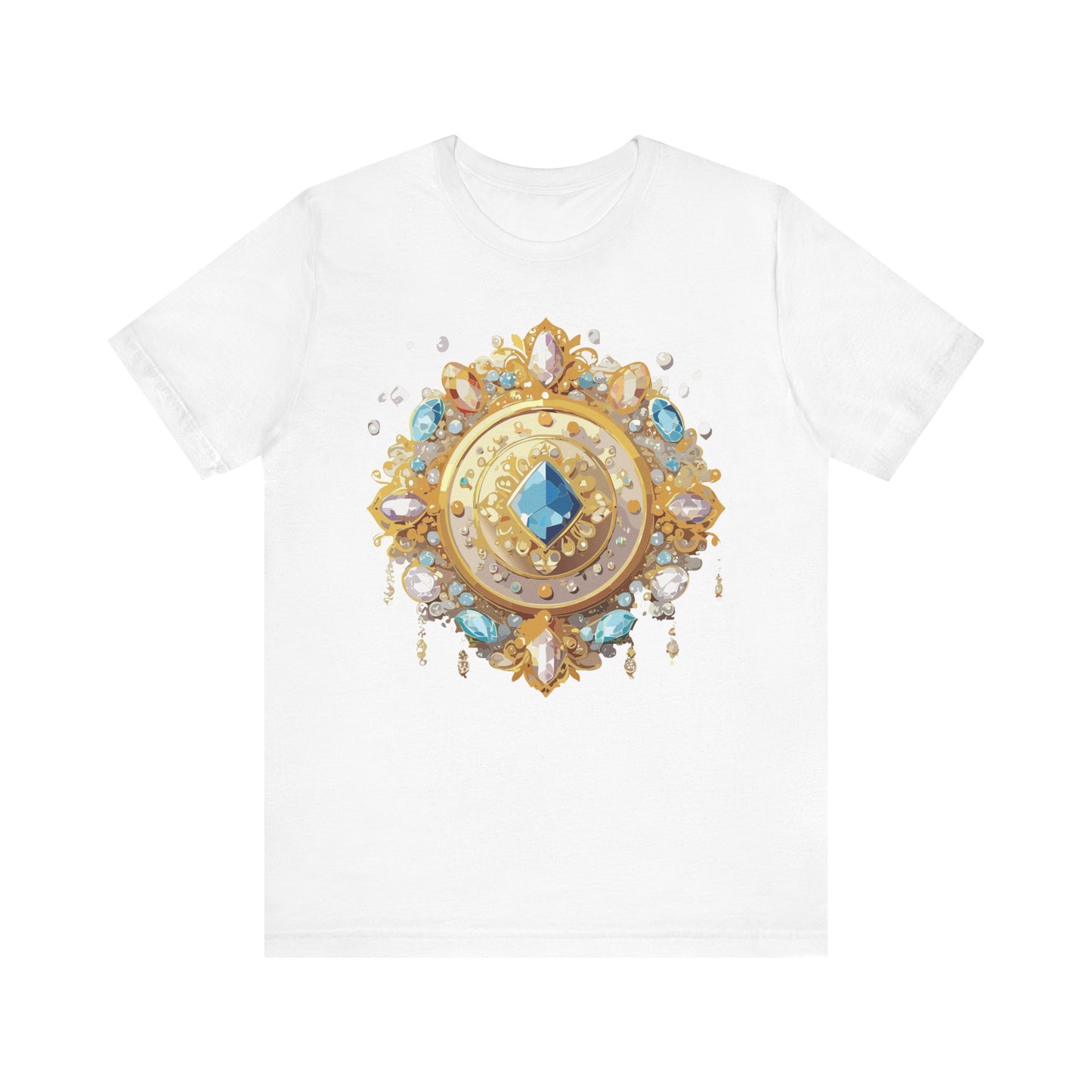 Medallion Shirt, Shirt with Medallion, Tee Shirt with Medal