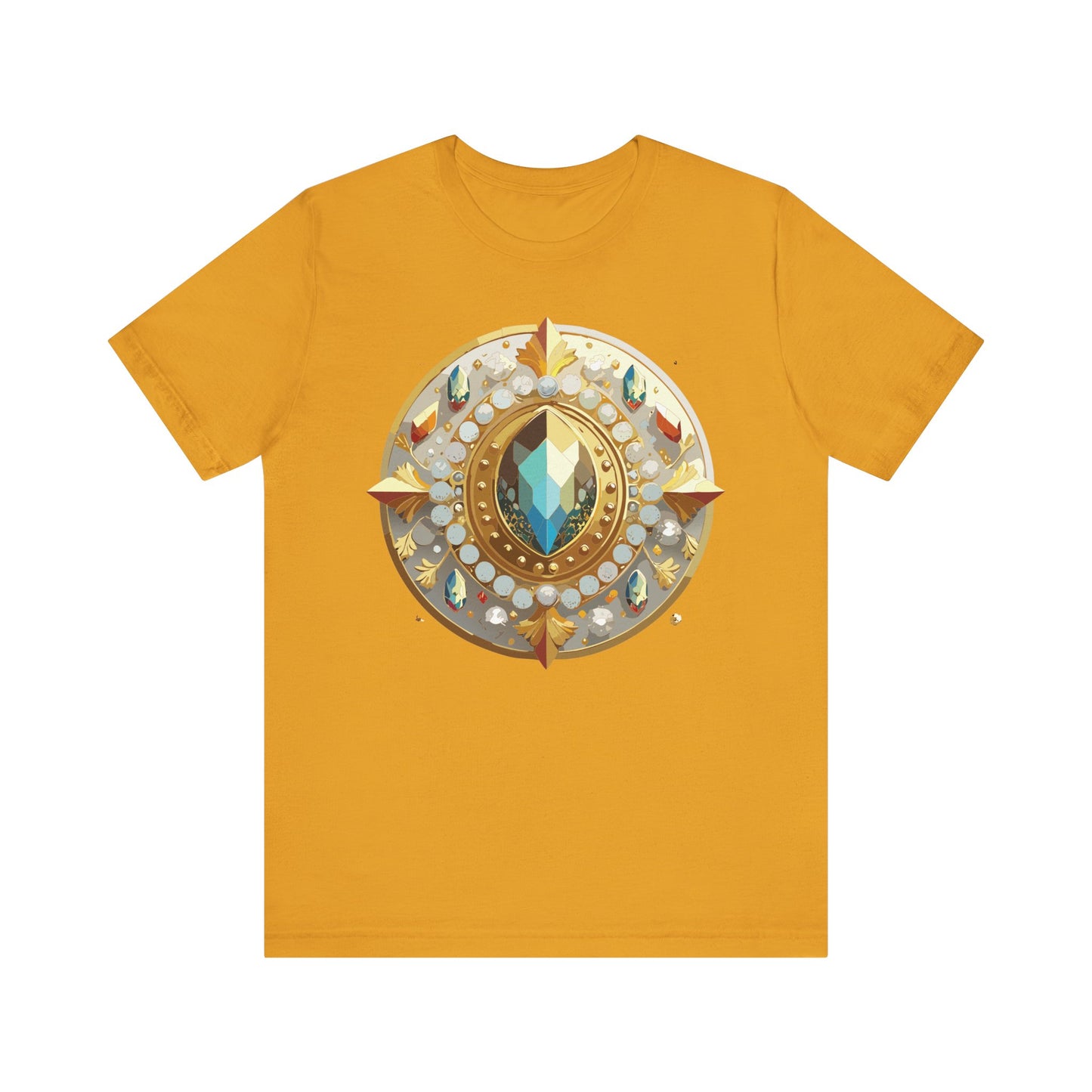 Medallion Shirt, Shirt with Medallion, Tee Shirt with Medal