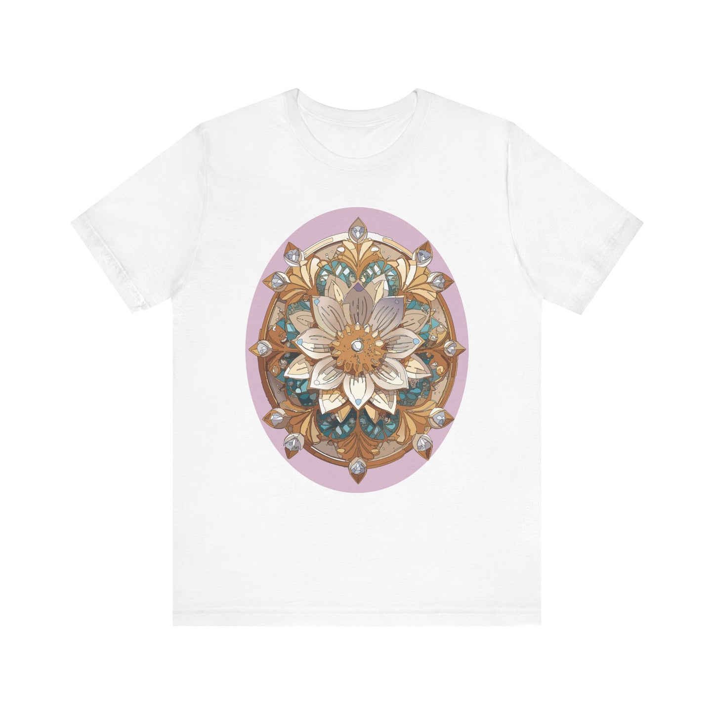 Floral Shirt, Flower Shirt, Tee Shirt with Antique Flower