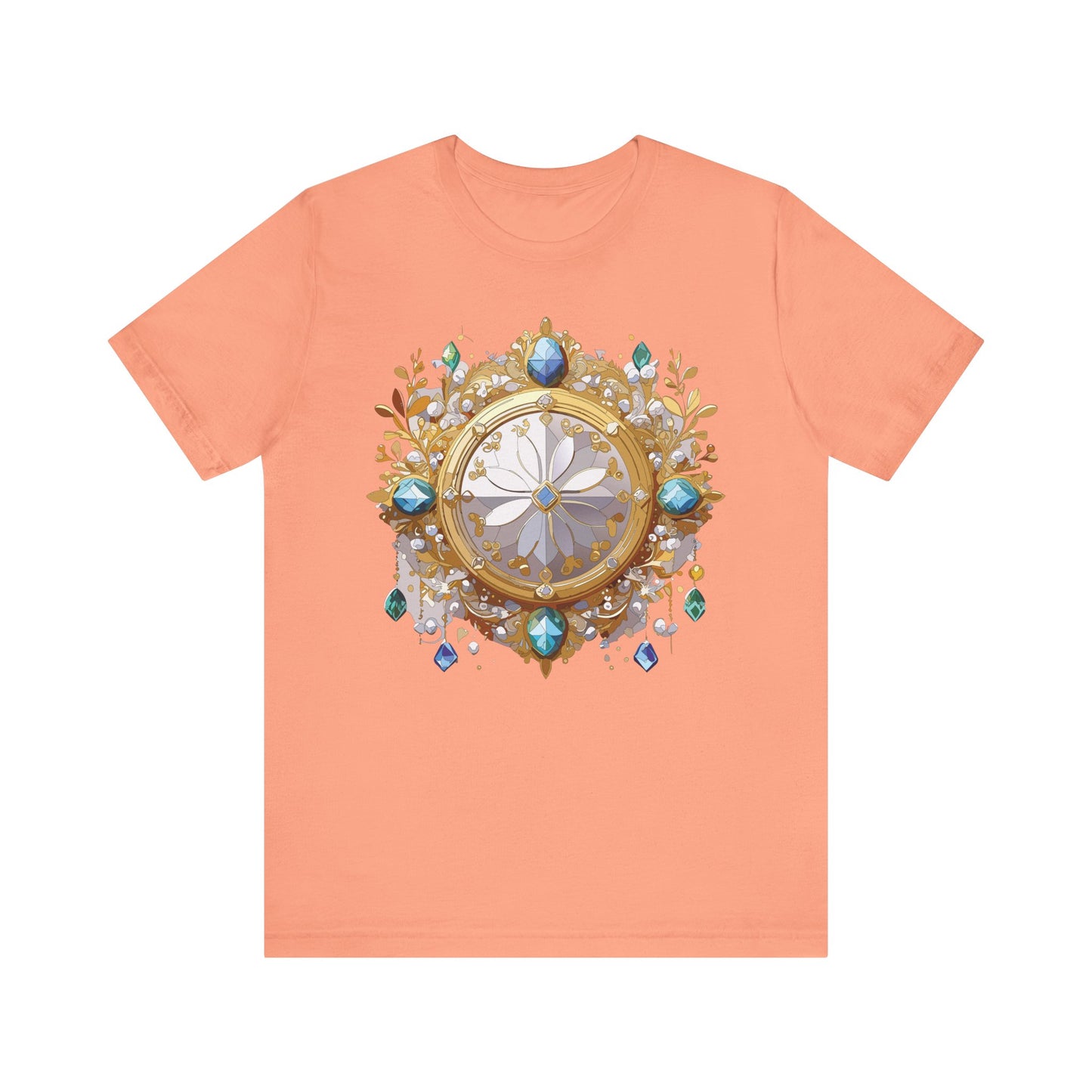 Medallion Shirt, Shirt with Medallion, Tee Shirt with Medal