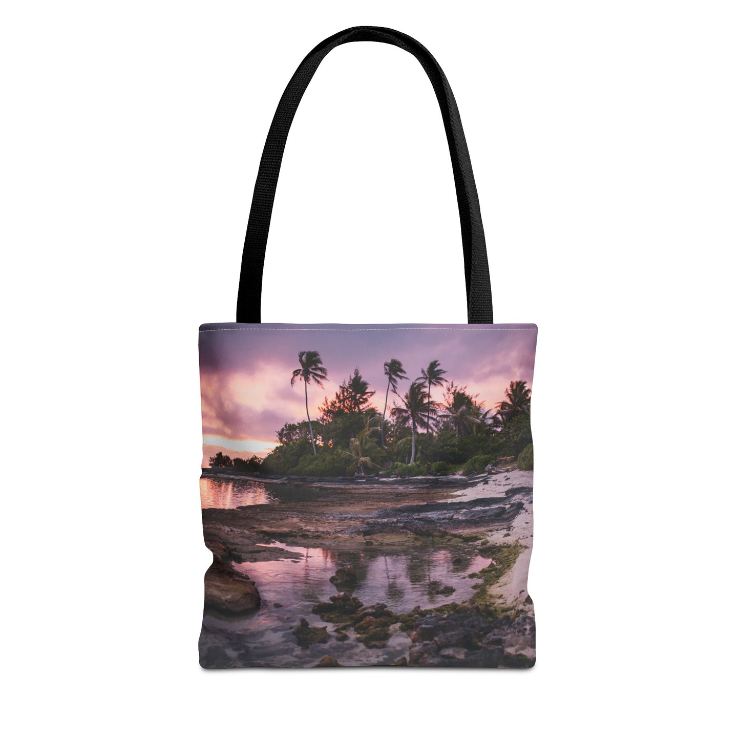 Canvas Bag with Beach Prints