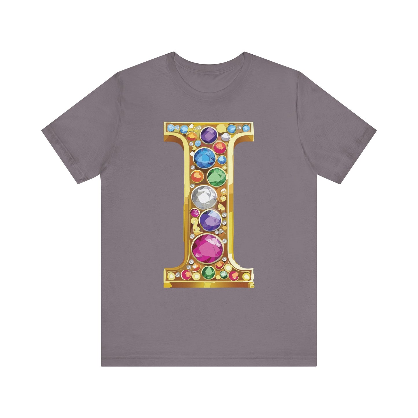 Letter Shirt, Shirt with Letters, Tee Shirt with Gold Letter, Shirt with Antique Letters