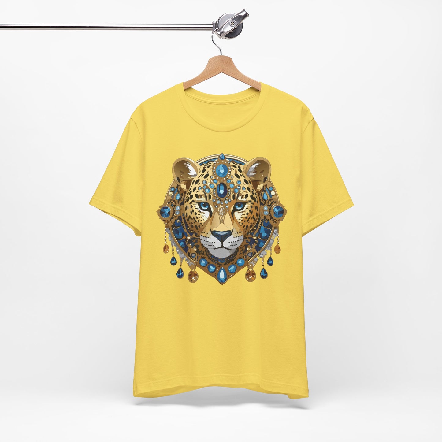 Animal Shirt, Shirt with Animal, Tee Shirt with Gold Animal Medal, Shirt with Antique Animal Medallion