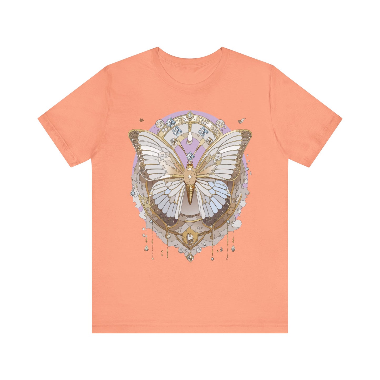 Butterfly Shirt, Shirt with Butterfly, Tee Shirt with Antique Butterfly
