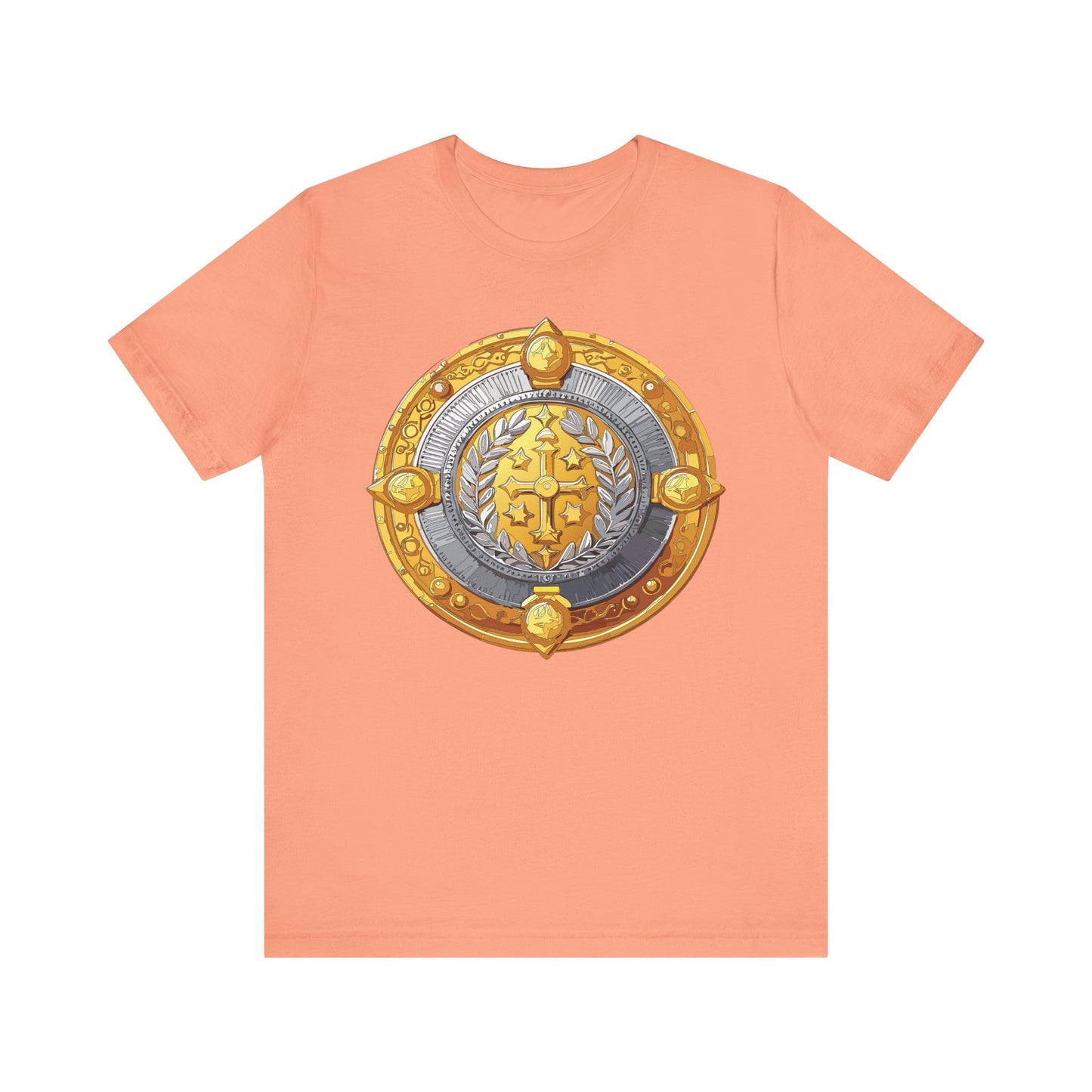 Coin Shirt, Shirt with Coin, Tee Shirt with Gold Coin, Shirt with Antique Coin