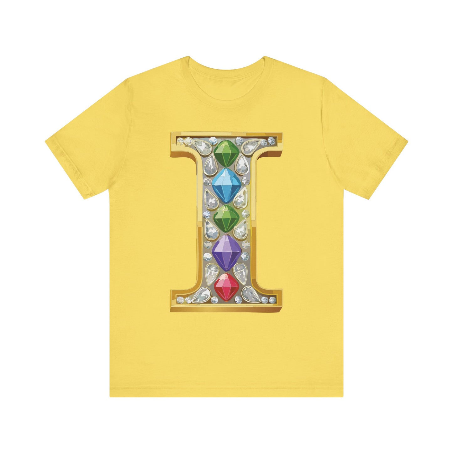 Letter Shirt, Shirt with Letters, Tee Shirt with Gold Letter, Shirt with Antique Letters
