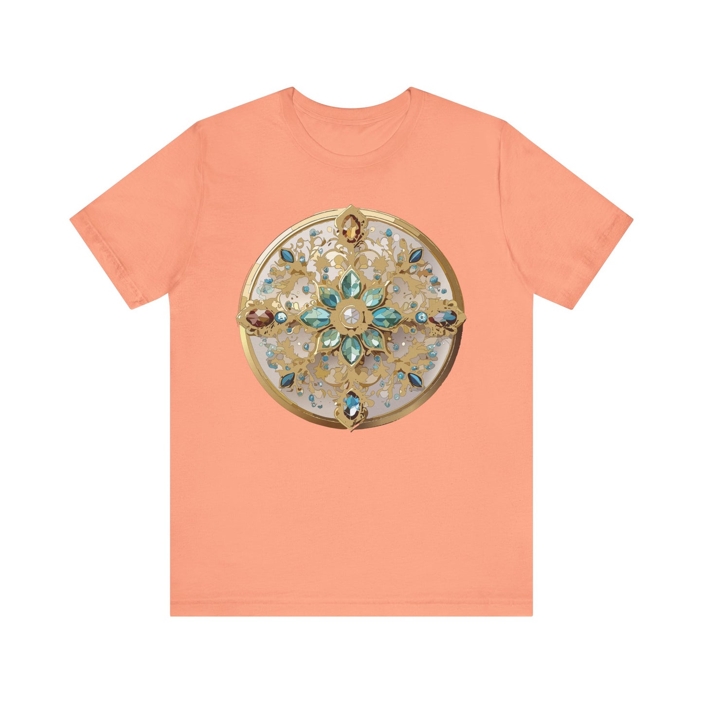 Medallion Shirt, Shirt with Medallion, Tee Shirt with Medal