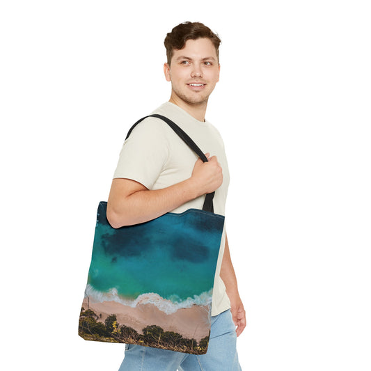 Canvas Bag with Beach Prints