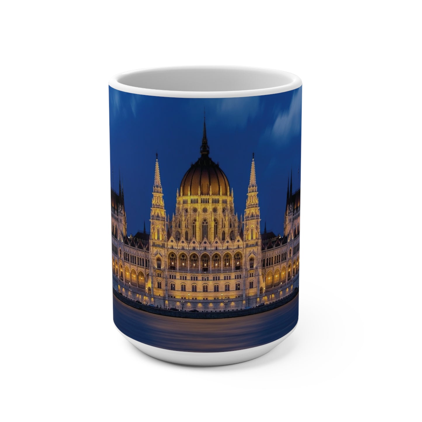 Coffee & Tea Mug with City prints, 15oz