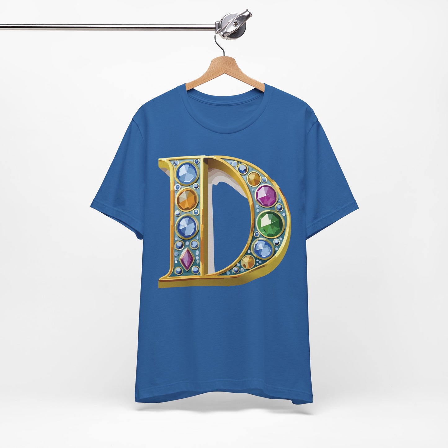 Letter Shirt, Shirt with Letters, Tee Shirt with Gold Letter, Shirt with Antique Letters