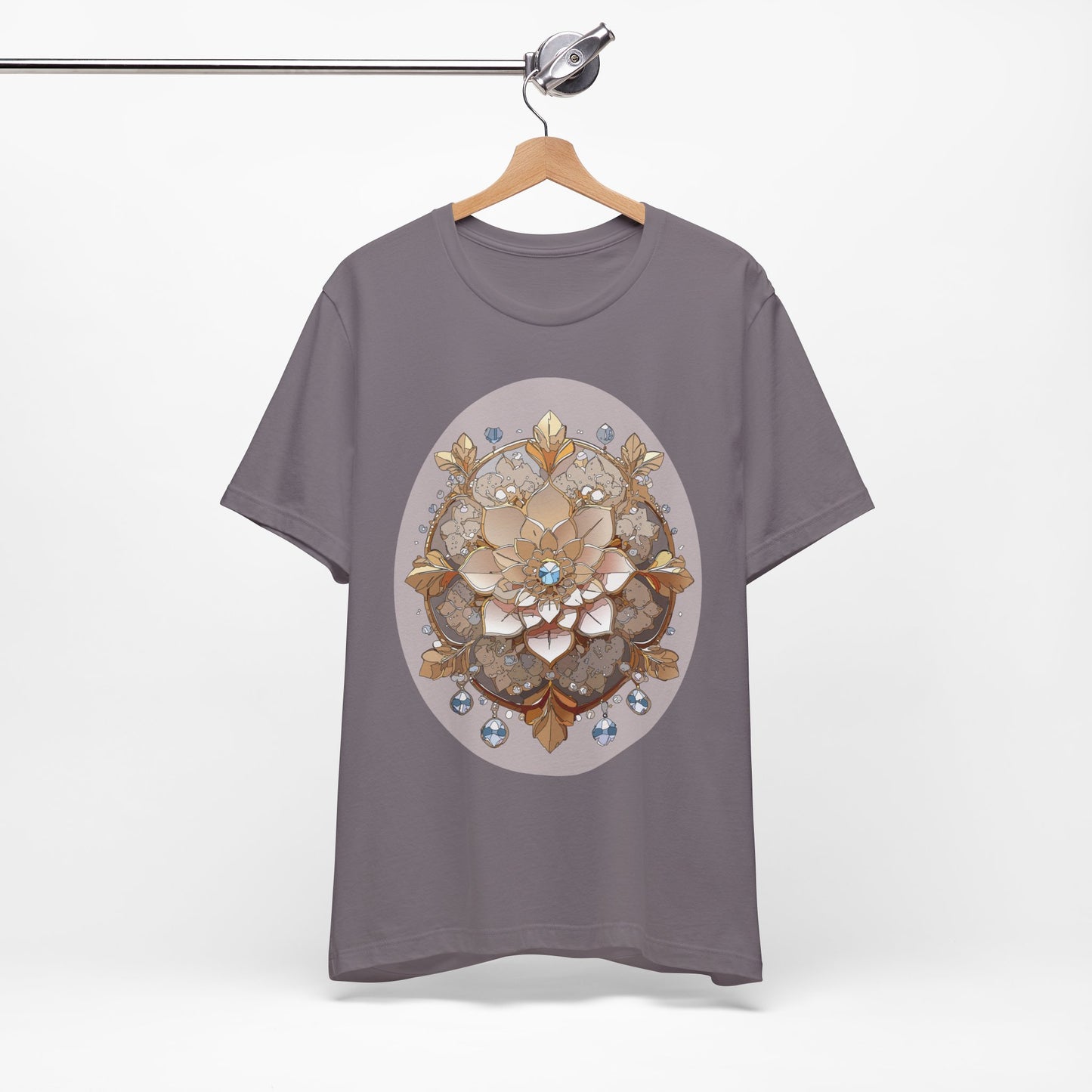 Floral Shirt, Flower Shirt, Tee Shirt with Antique Flower