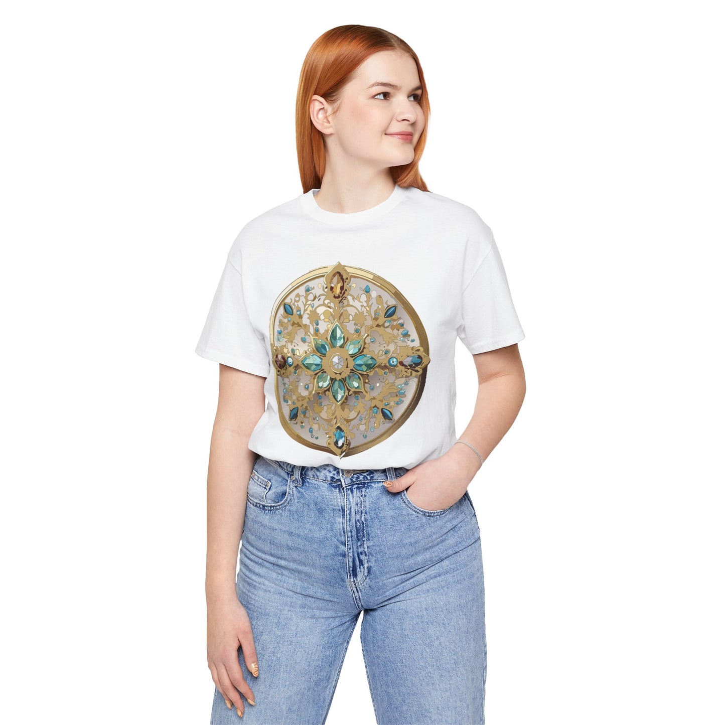 Medallion Shirt, Shirt with Medallion, Tee Shirt with Medal