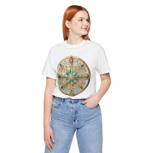 Medallion Shirt, Shirt with Medallion, Tee Shirt with Medal