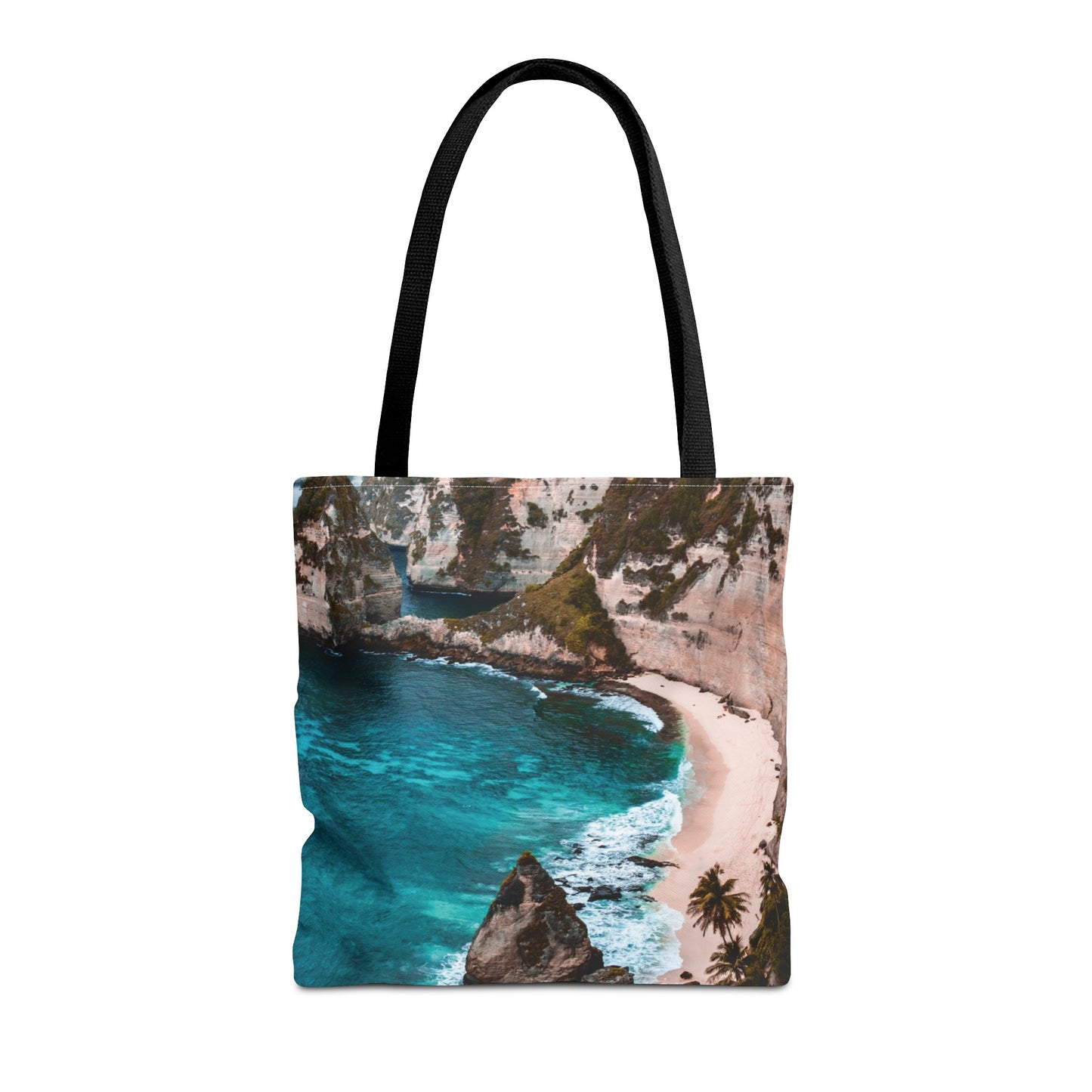 Canvas Bag with Beach Prints