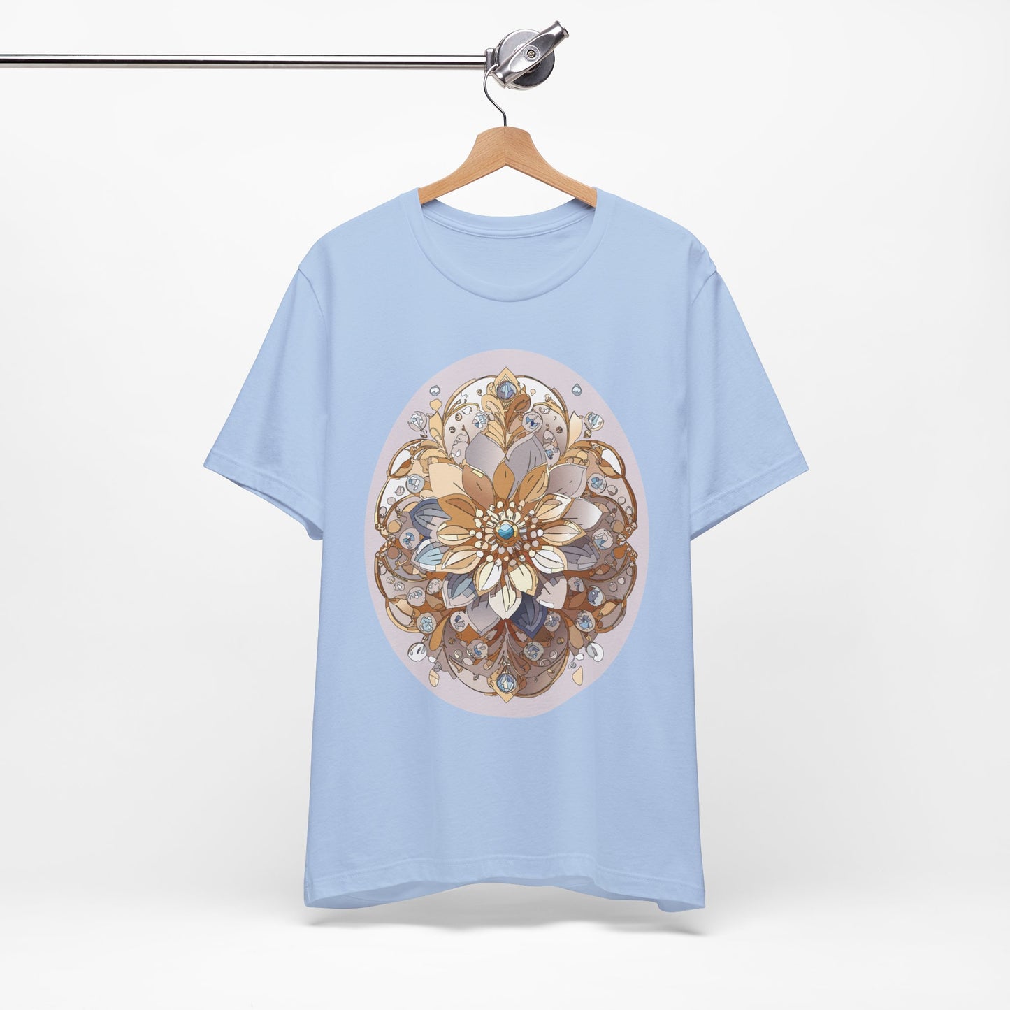 Floral Shirt, Flower Shirt, Tee Shirt with Antique Flower