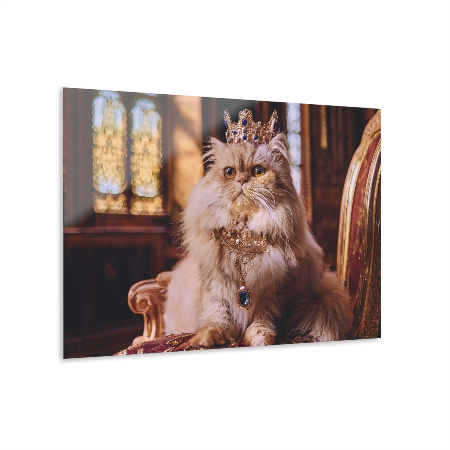 Crown Cat Wall Decor, Wall Art Decor with Animals 1