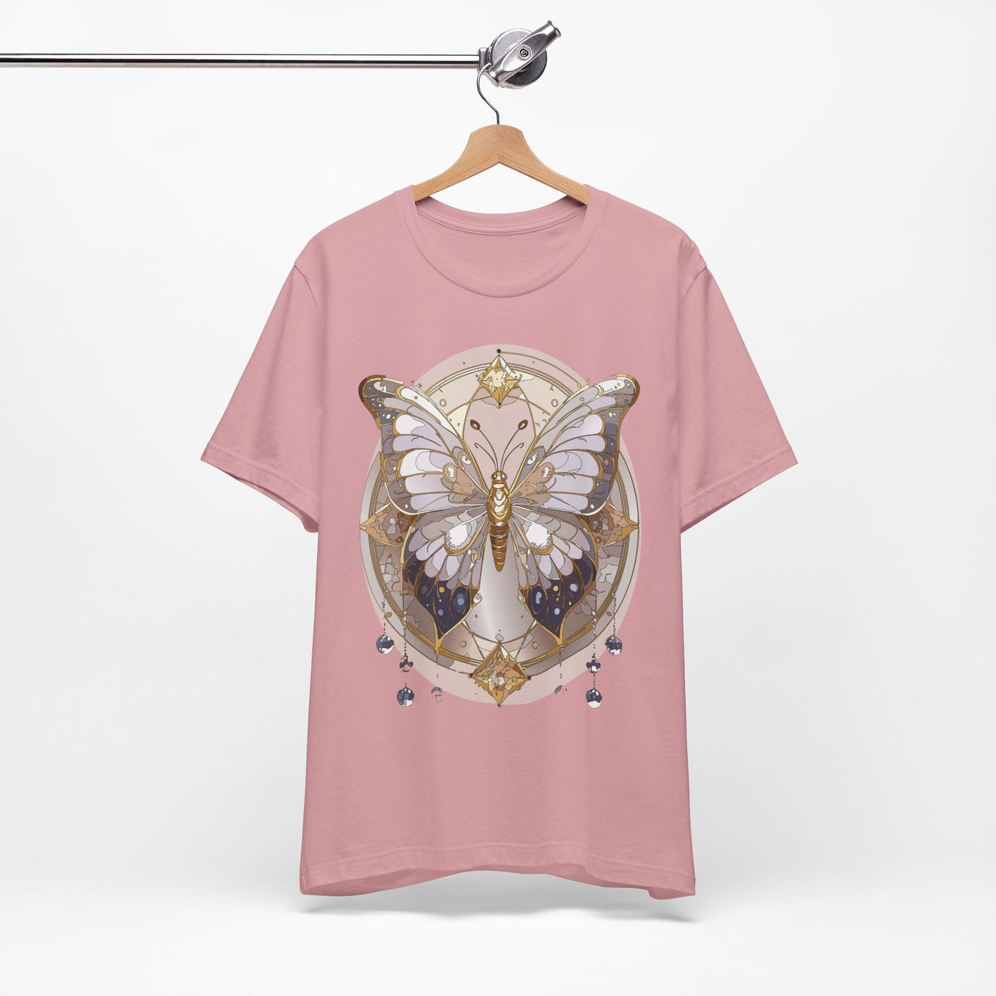 Butterfly Shirt, Shirt with Butterfly, Tee Shirt with Antique Butterfly