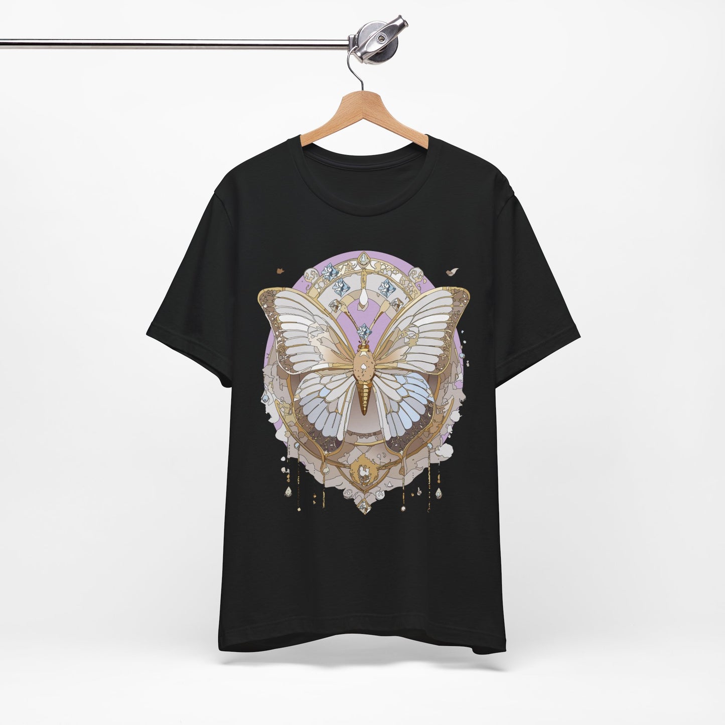 Butterfly Shirt, Shirt with Butterfly, Tee Shirt with Antique Butterfly