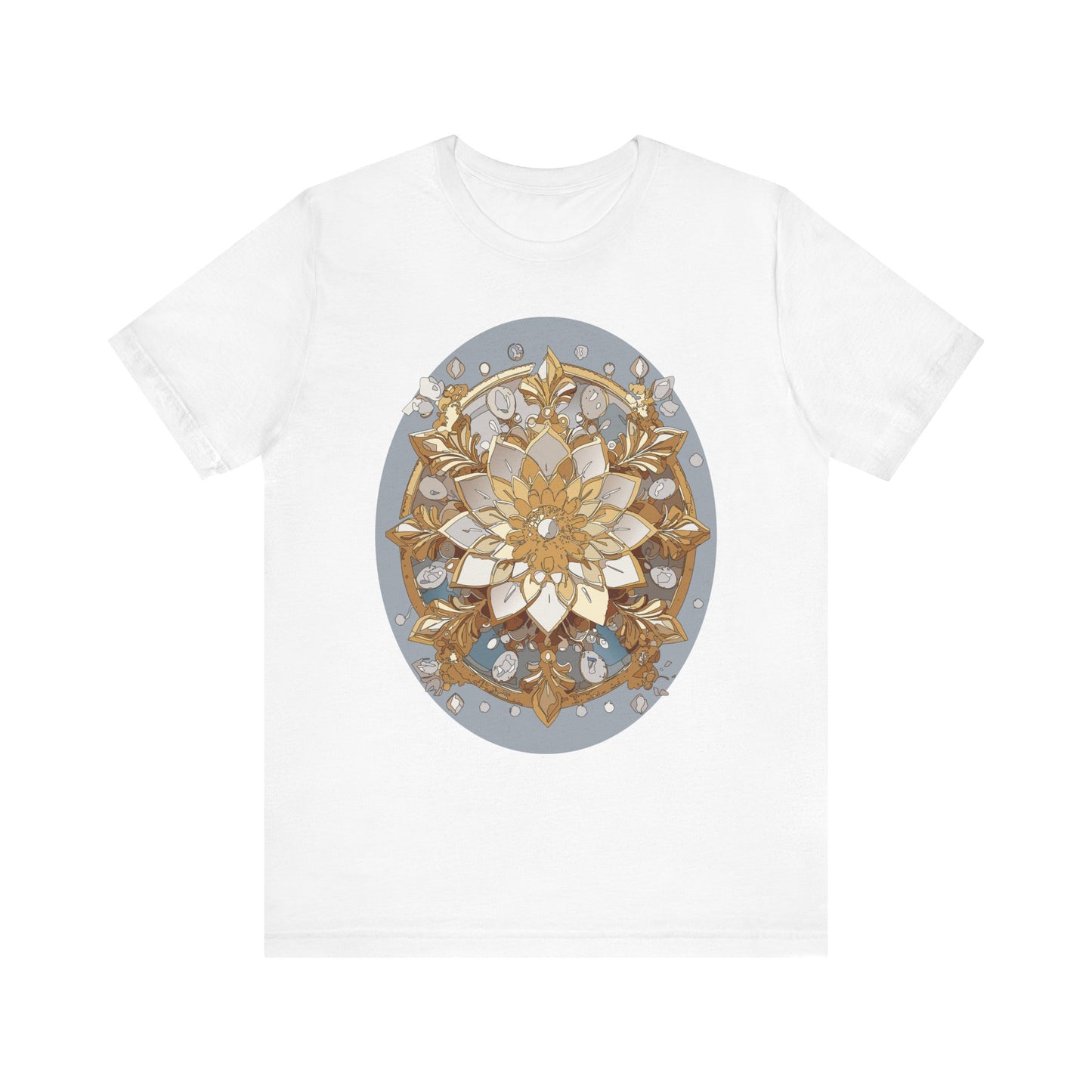 Floral Shirt, Flower Shirt, Tee Shirt with Antique Flower