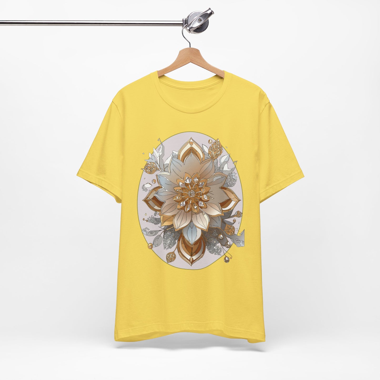 Floral Shirt, Flower Shirt, Tee Shirt with Antique Flower
