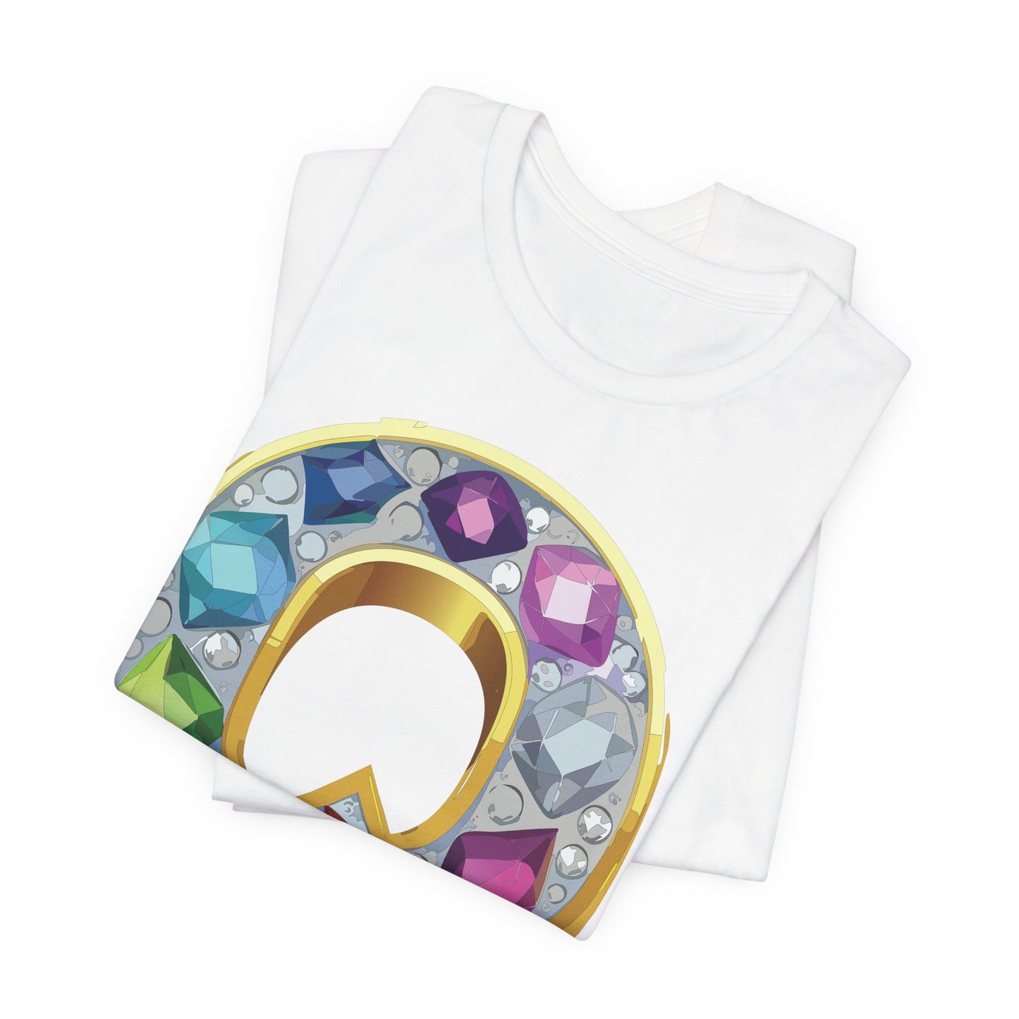 Letter Shirt, Shirt with Letters, Tee Shirt with Gold Letter, Shirt with Antique Letters