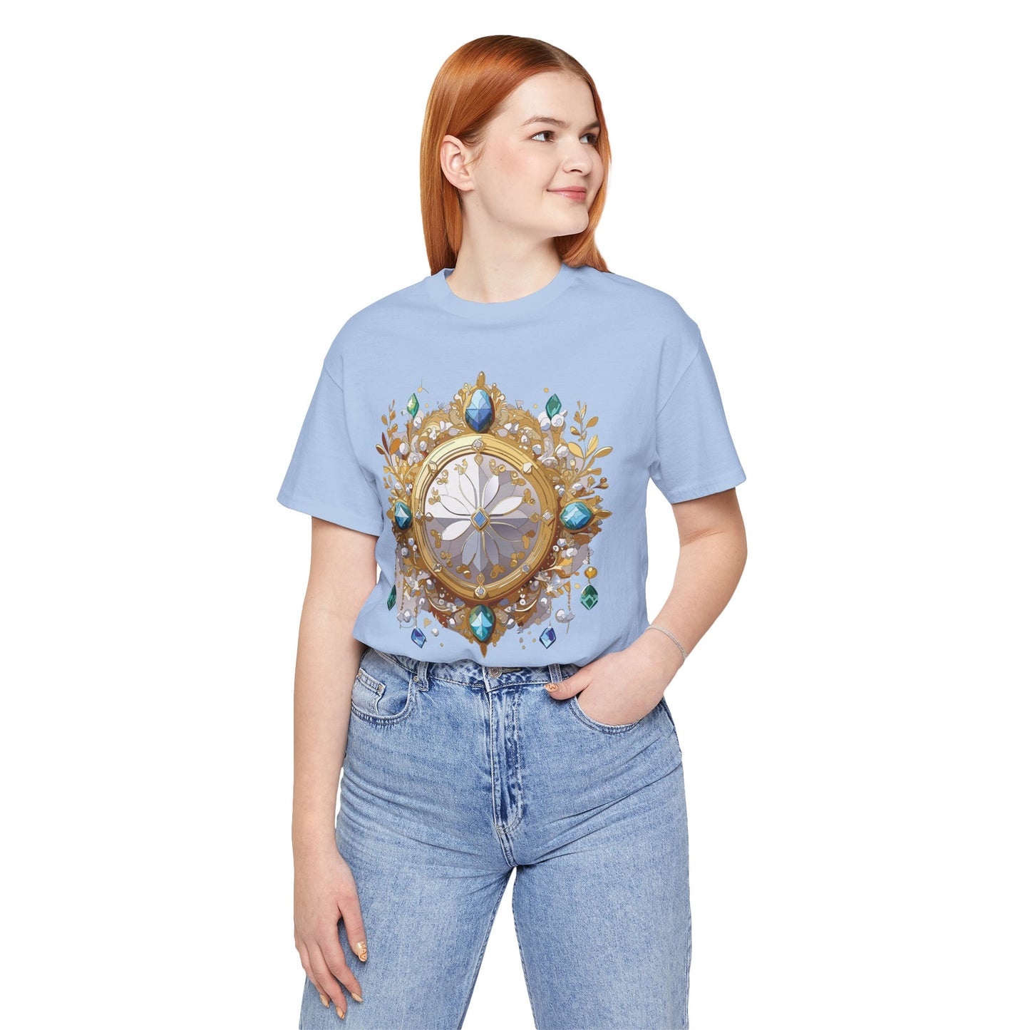 Medallion Shirt, Shirt with Medallion, Tee Shirt with Medal