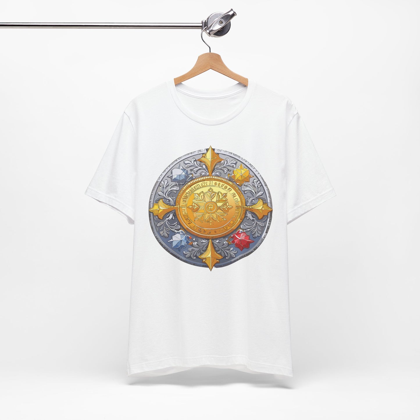 Coin Shirt, Shirt with Coin, Tee Shirt with Gold Coin, Shirt with Antique Coin