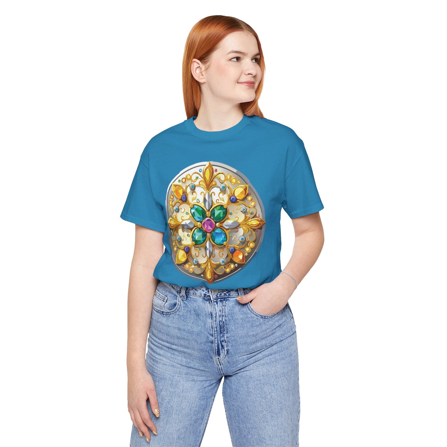 Medallion Shirt, Shirt with Medallion, Tee Shirt with Medal