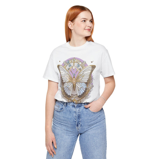 Butterfly Shirt, Shirt with Butterfly, Tee Shirt with Antique Butterfly