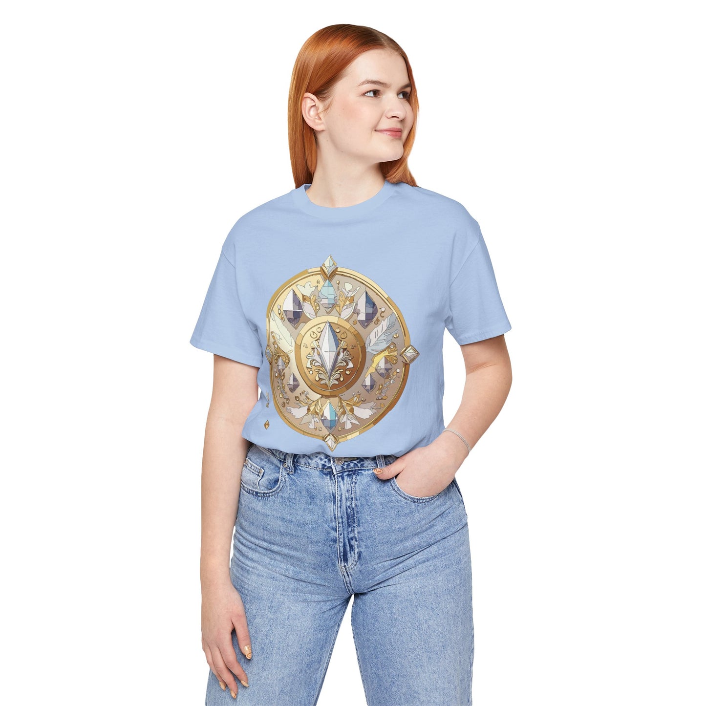 Medallion Shirt, Shirt with Medallion, Tee Shirt with Medal