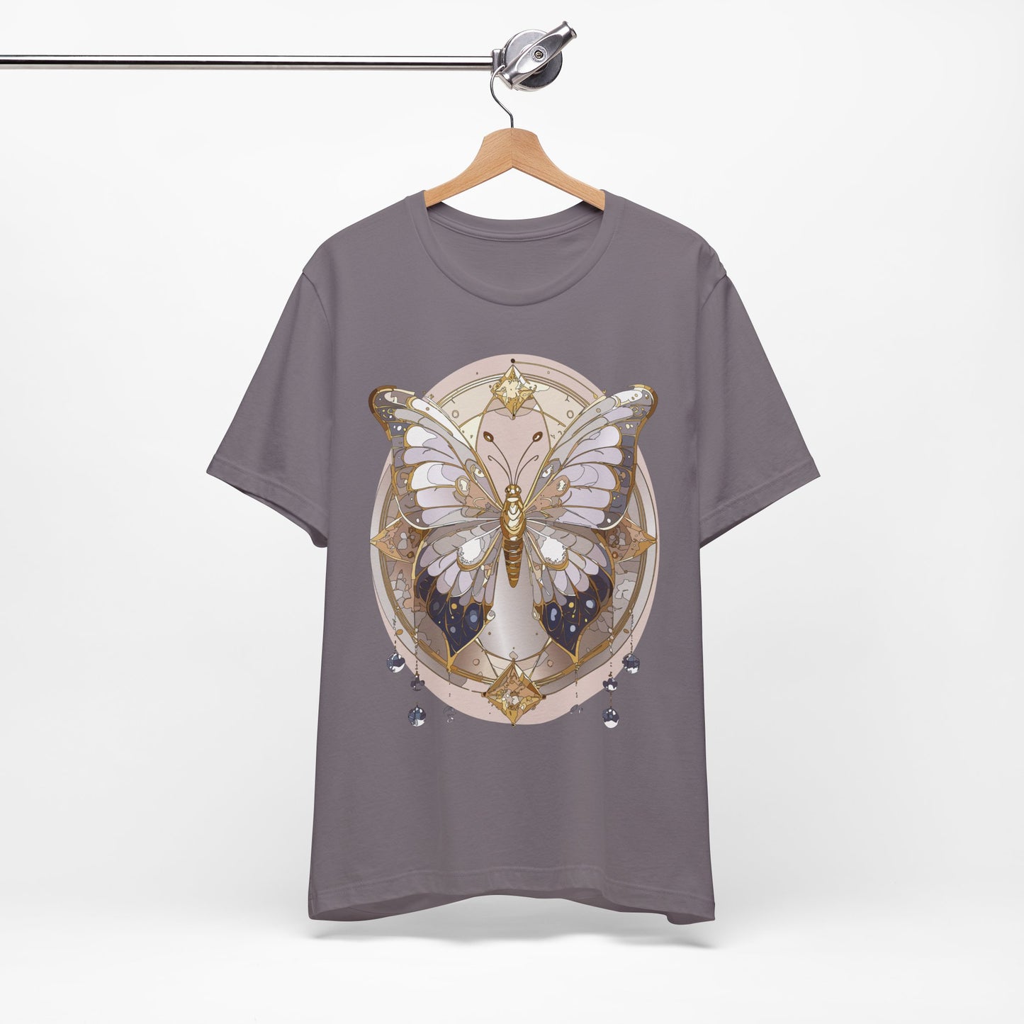 Butterfly Shirt, Shirt with Butterfly, Tee Shirt with Antique Butterfly