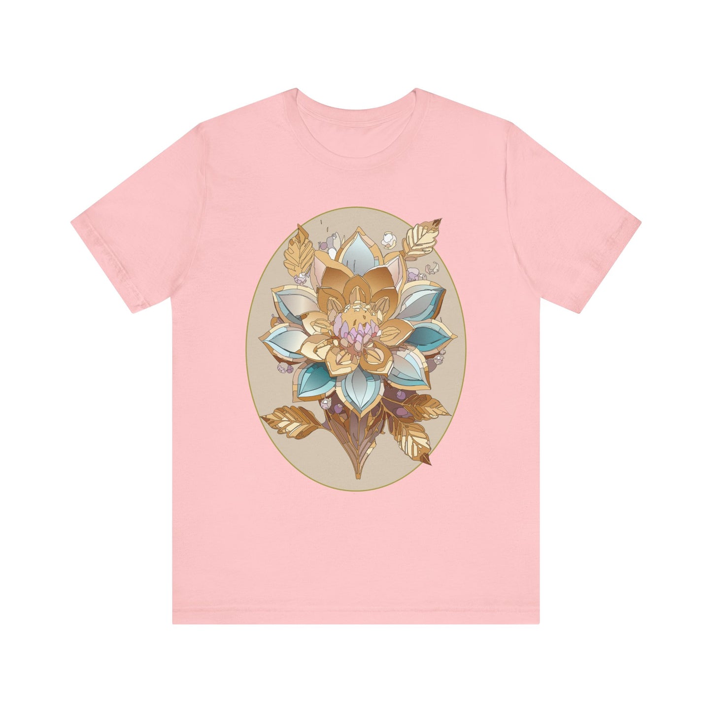 Floral Shirt, Flower Shirt, Tee Shirt with Antique Flower