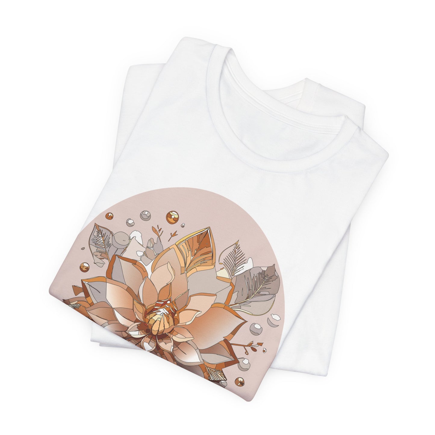 Floral Shirt, Flower Shirt, Tee Shirt with Antique Flower