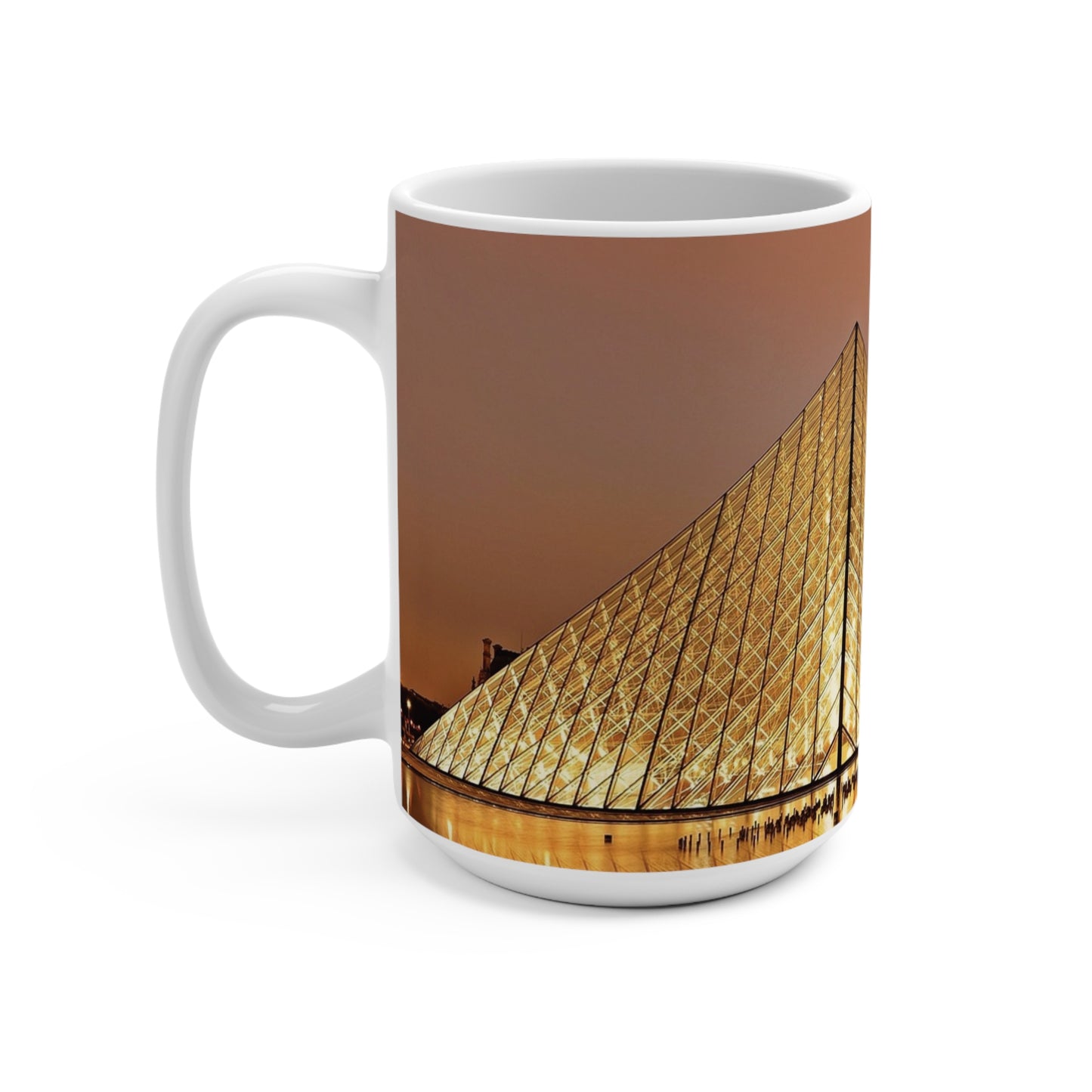 Coffee & Tea Mug with City prints, 15oz